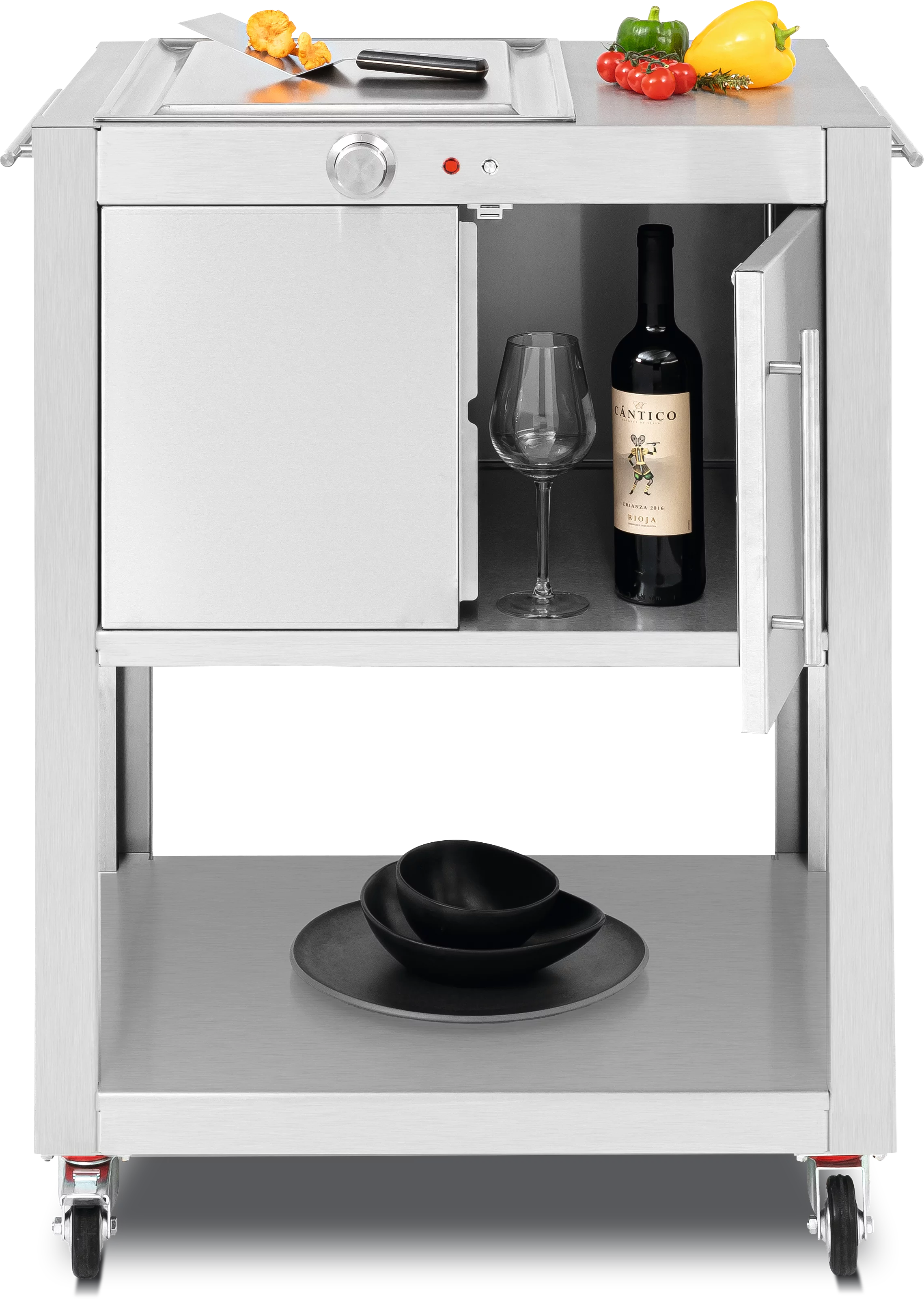 Wózek grillowy Teppinox GW2000 Premium Frontal, Front