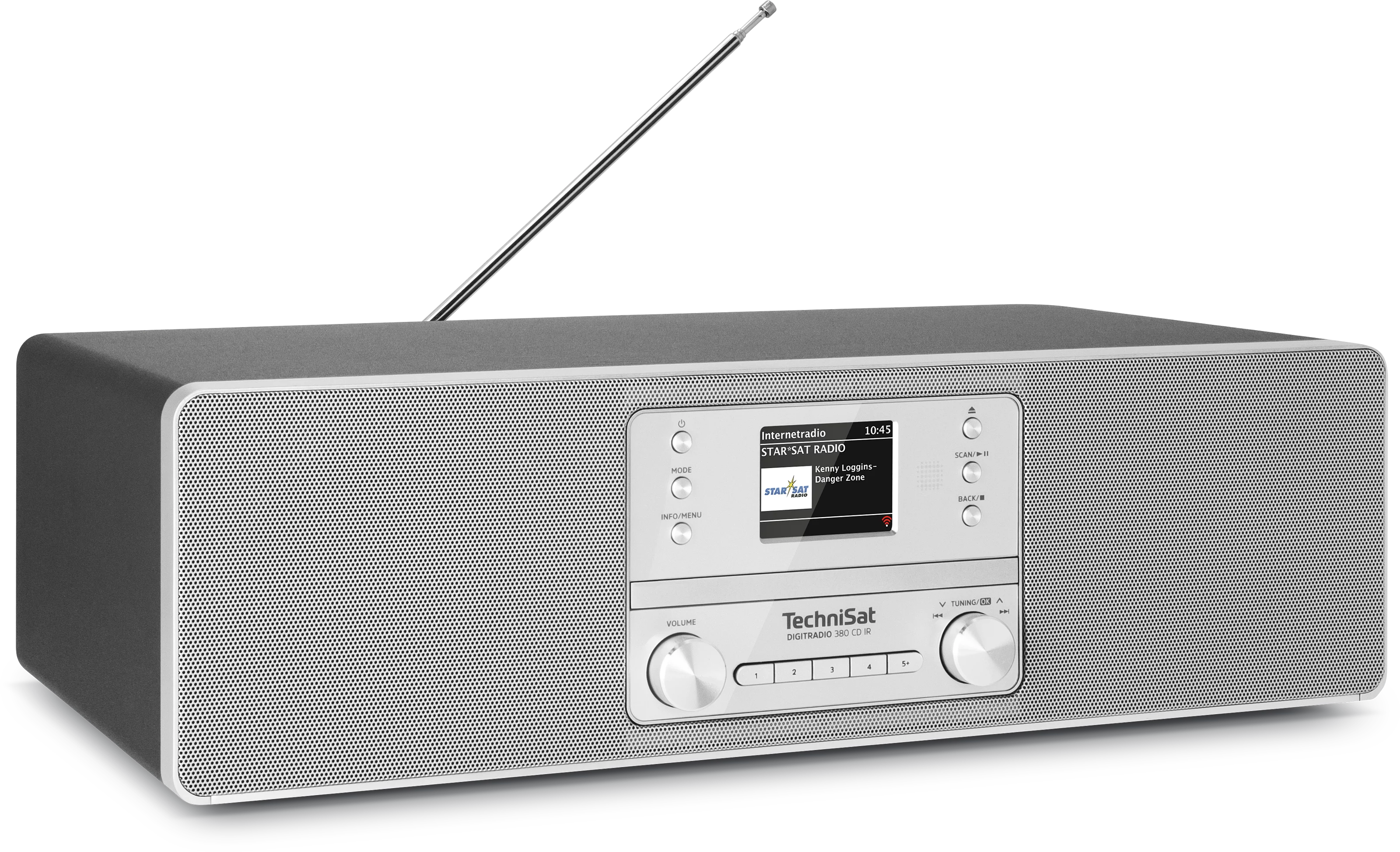 DIGITRADIO 380 CD IR Schräg, Rechts