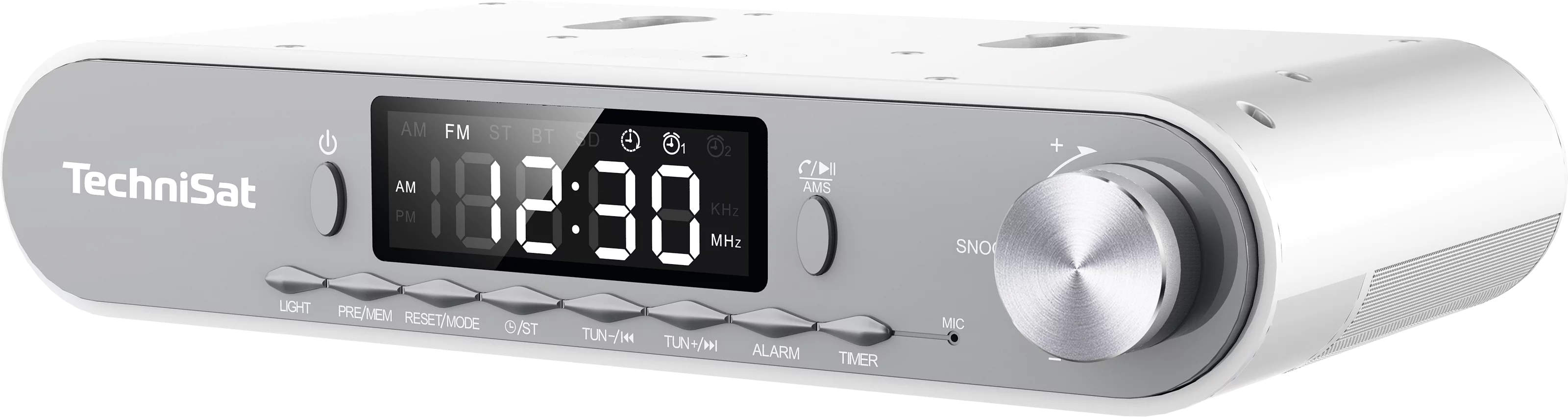 KitchenRadio, srebrno-biały Schräg, Rechts