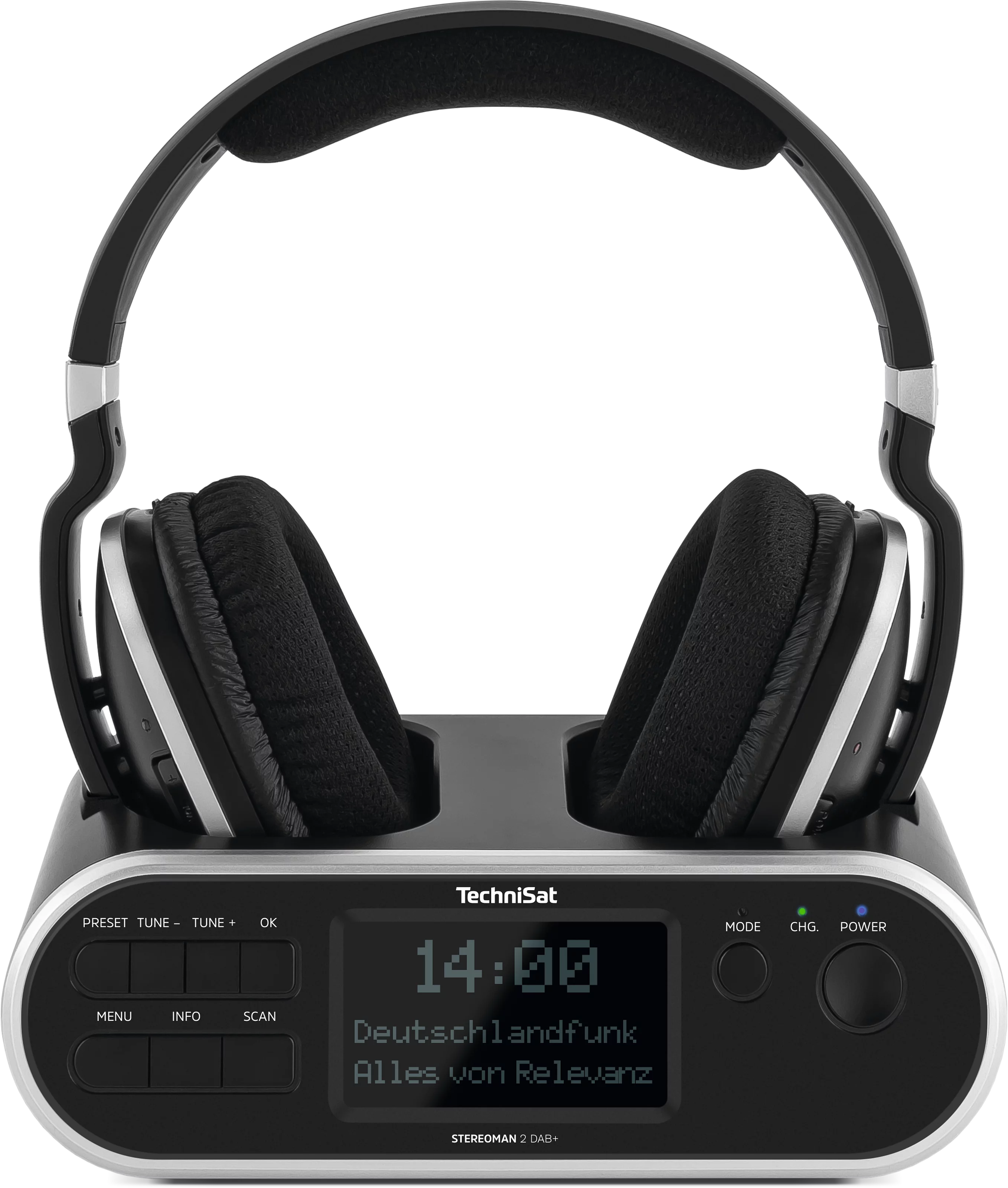 STEREOMAN 2 DAB+, czarny Frontal, Front