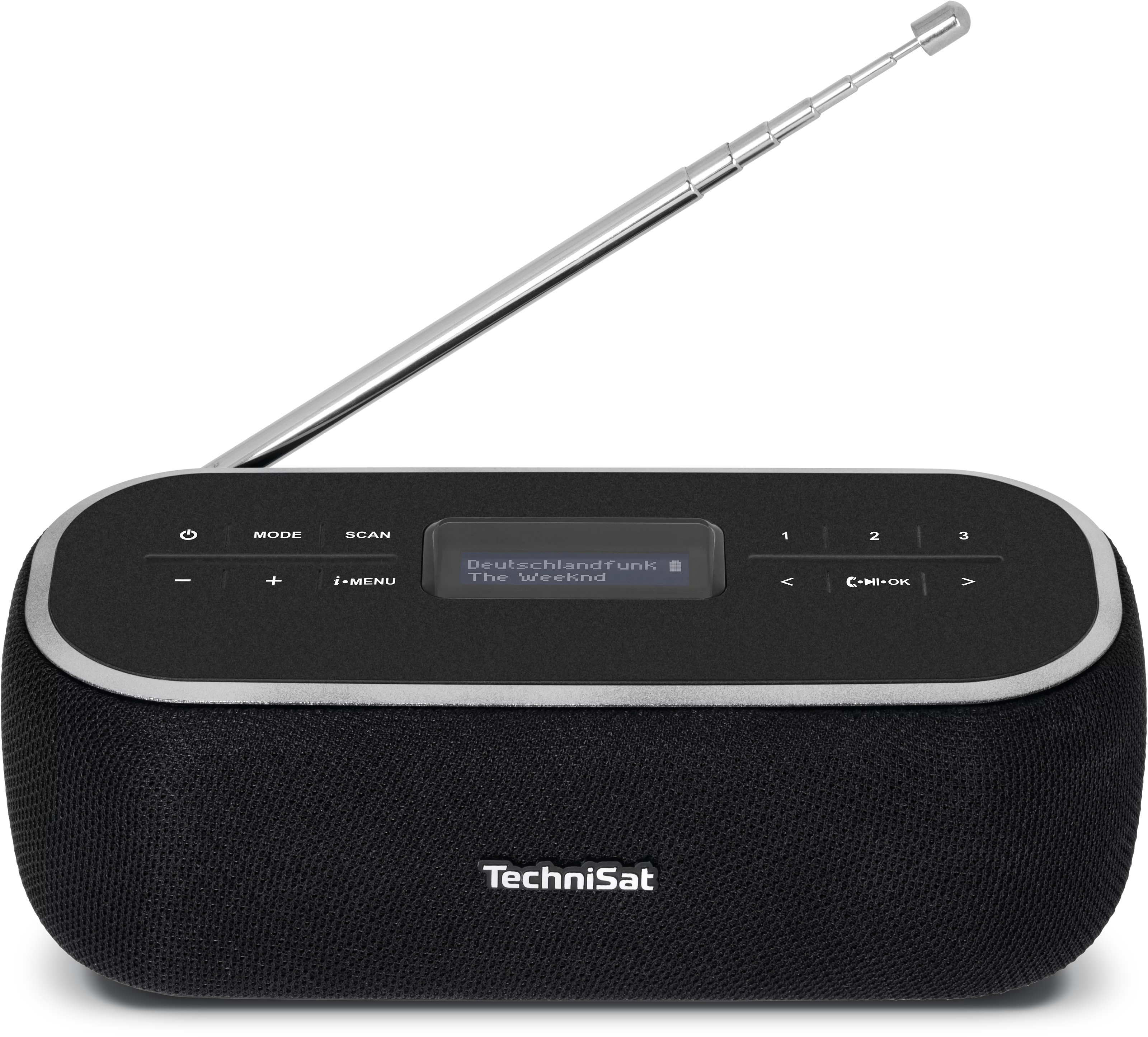 DIGITRADIO BT 1, czarne Schräg, Oben