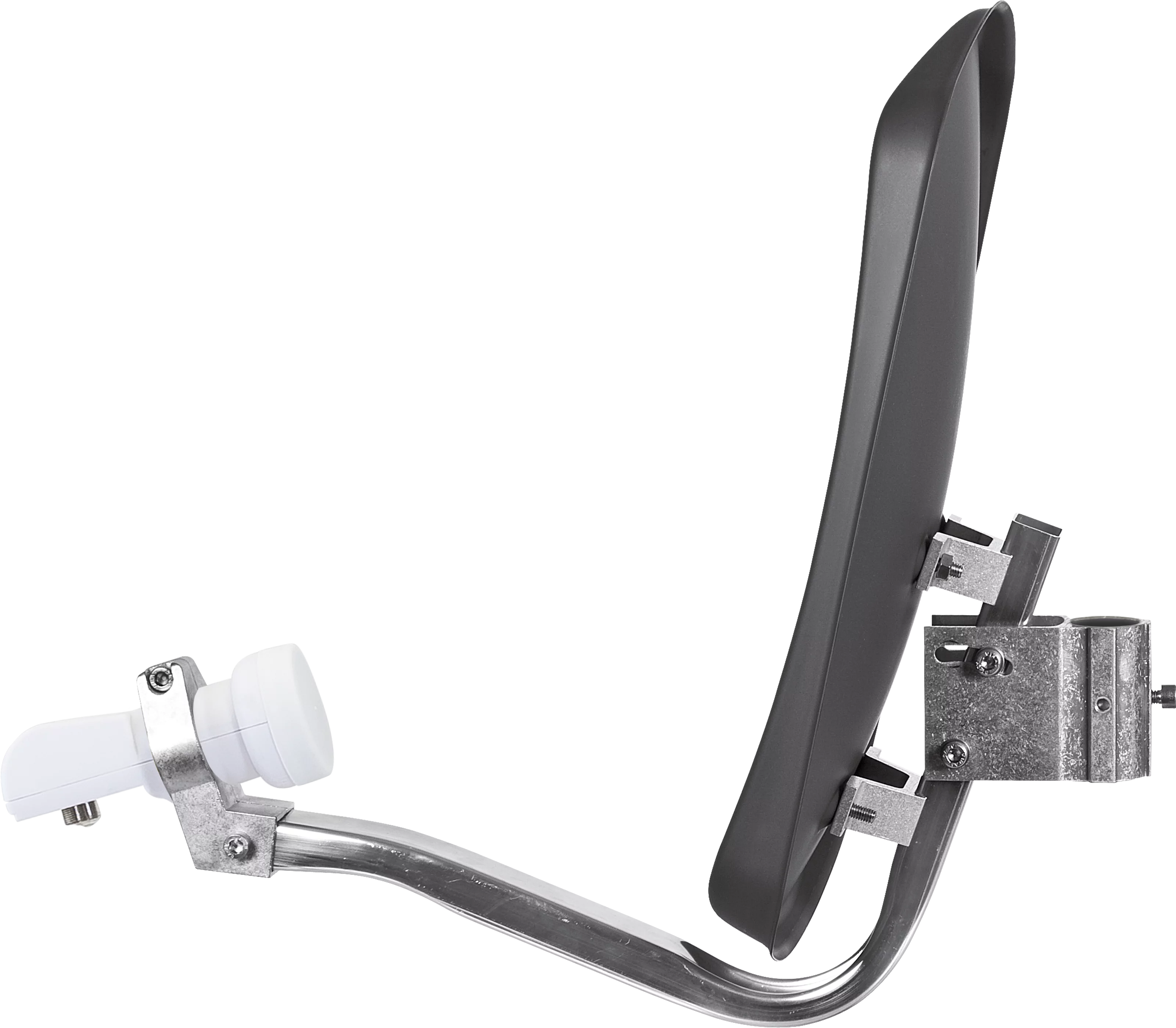 DIGIDISH 33 aluminiowa antena, Universal-Twin-LNB Frontal, Rechts