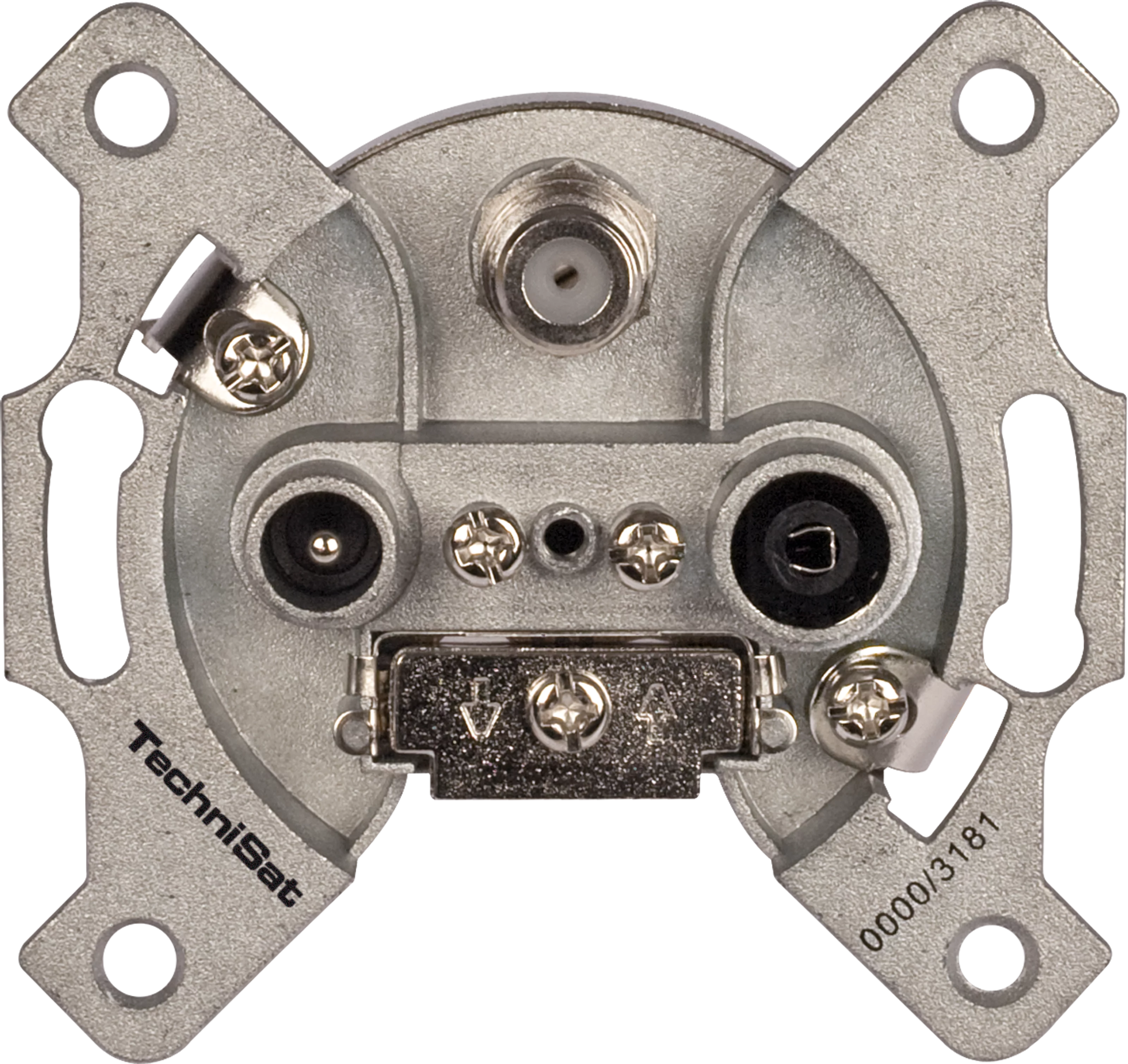 RV 600-13, gniazdo przelotowe z odsprzężeniem 13 dB Frontal, Front