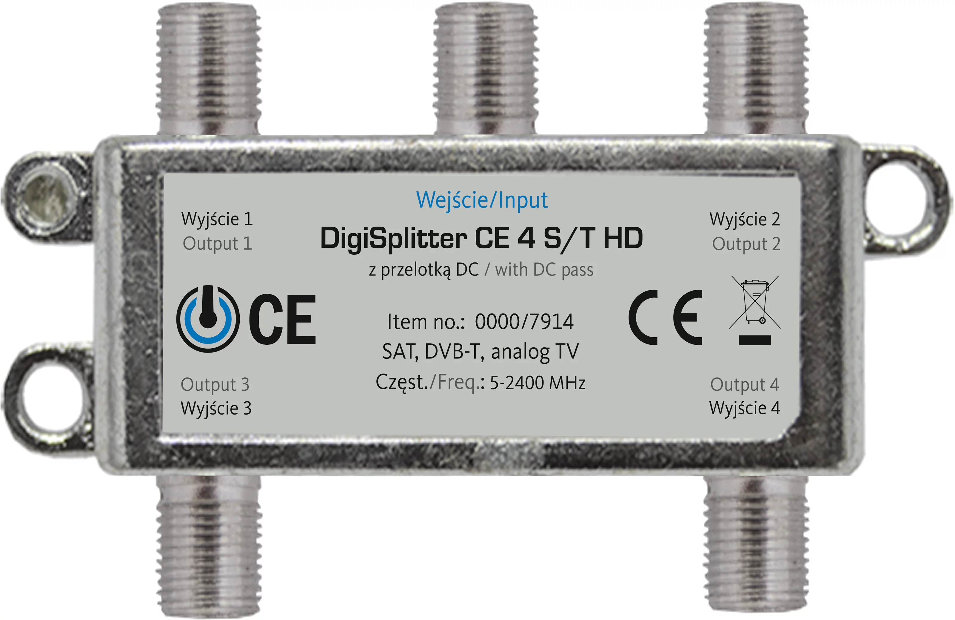 DIGISPLITTER CE 4 S/T HD Frontal, Front