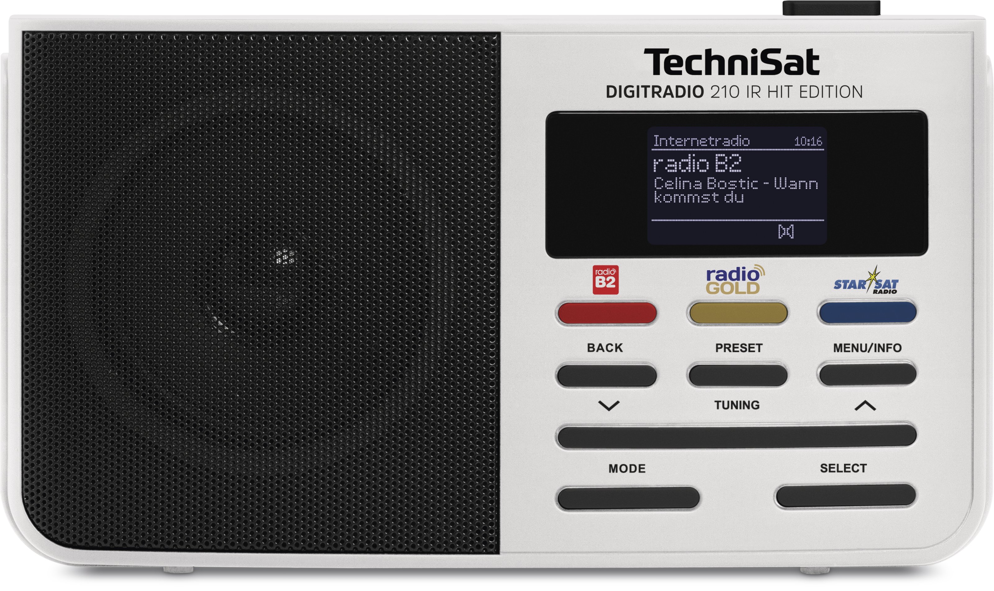 DIGITRADIO 210 IR Edycja limitowana HIT Frontal, Front
