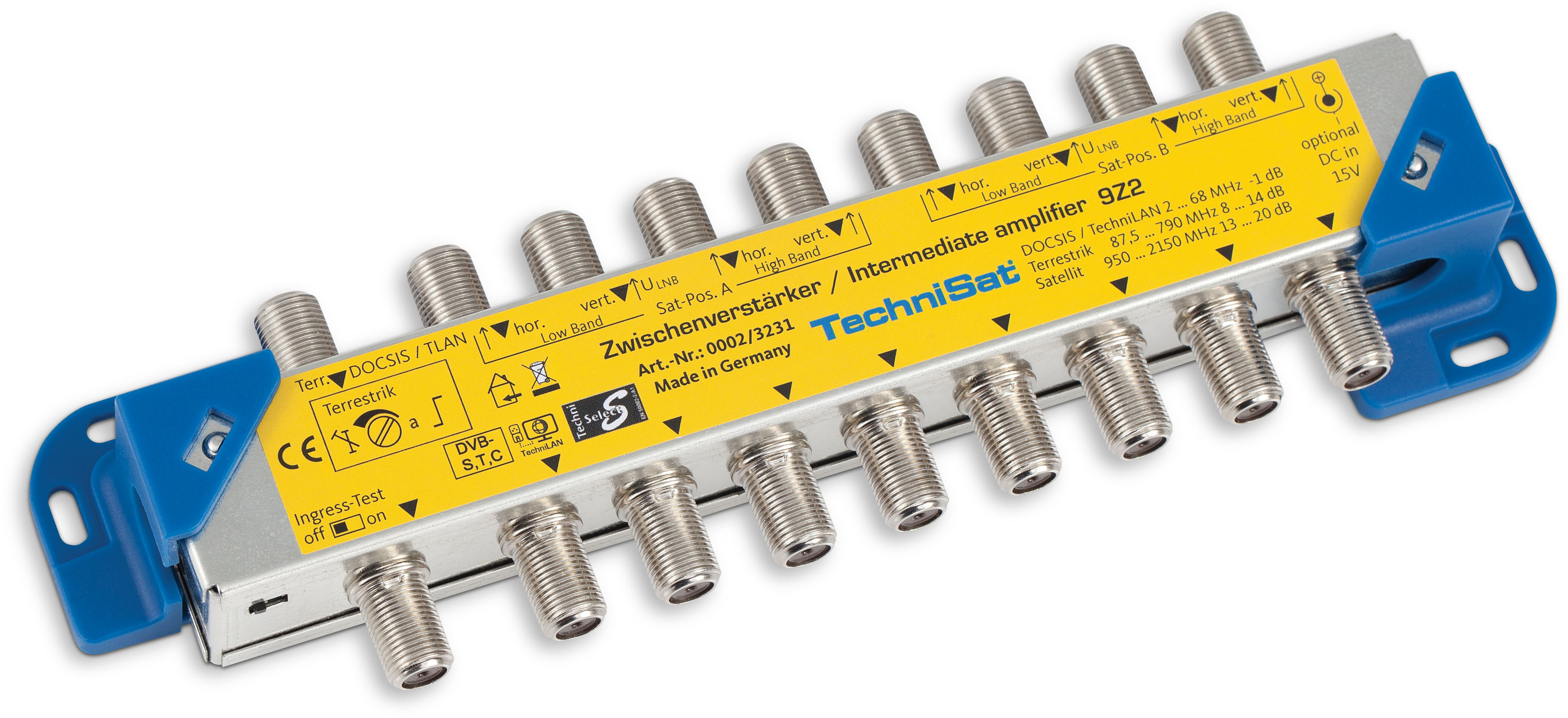 Wzmacniacz liniowy 9Z2 Schräg, Unten