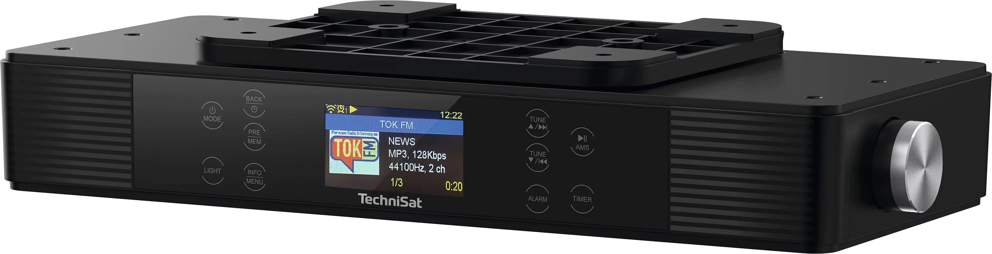 KITCHENRADIO IR, czarny Schräg, Links