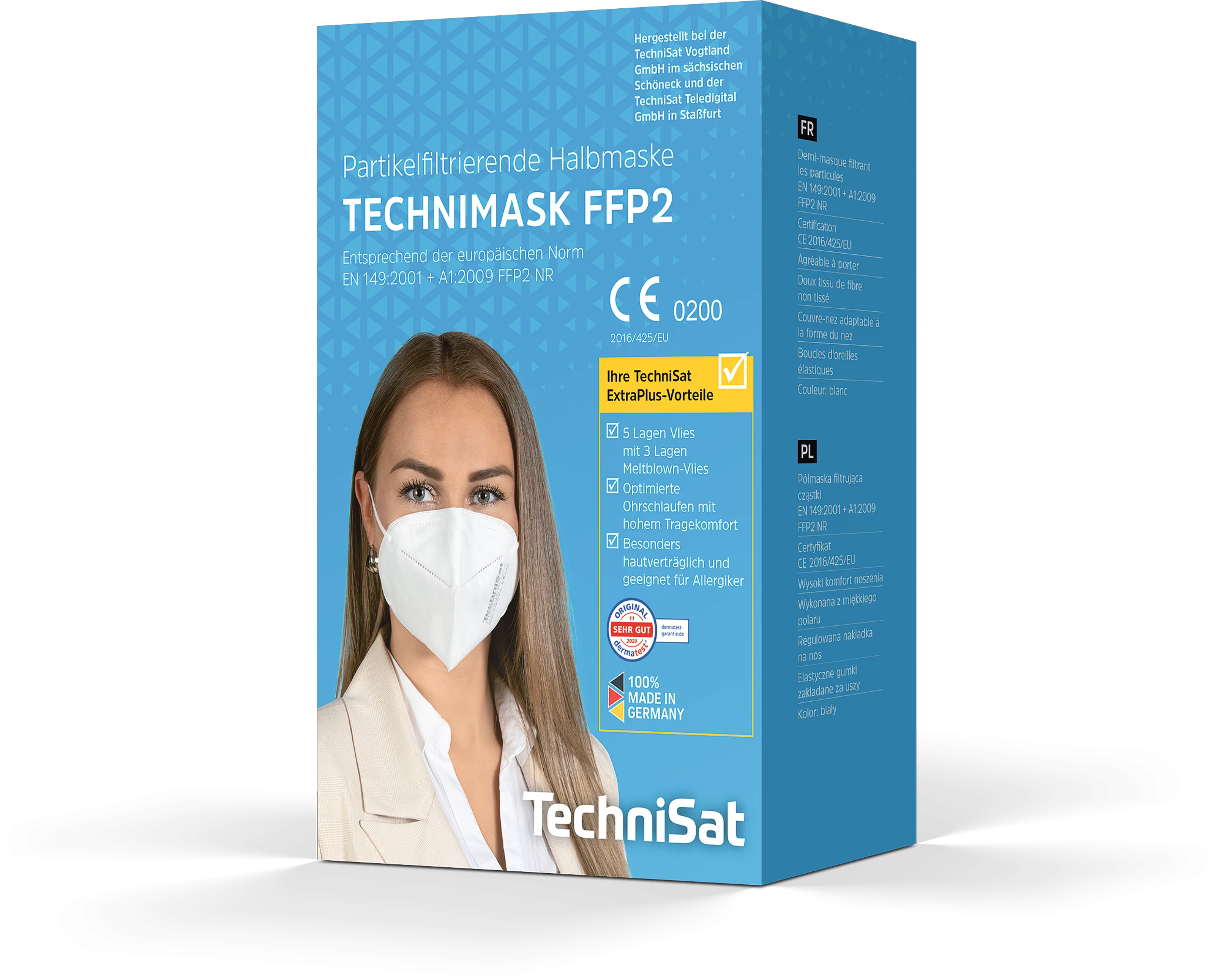 TECHNIMASK FFP2, 10 sztuk (10x1) MVerpackung