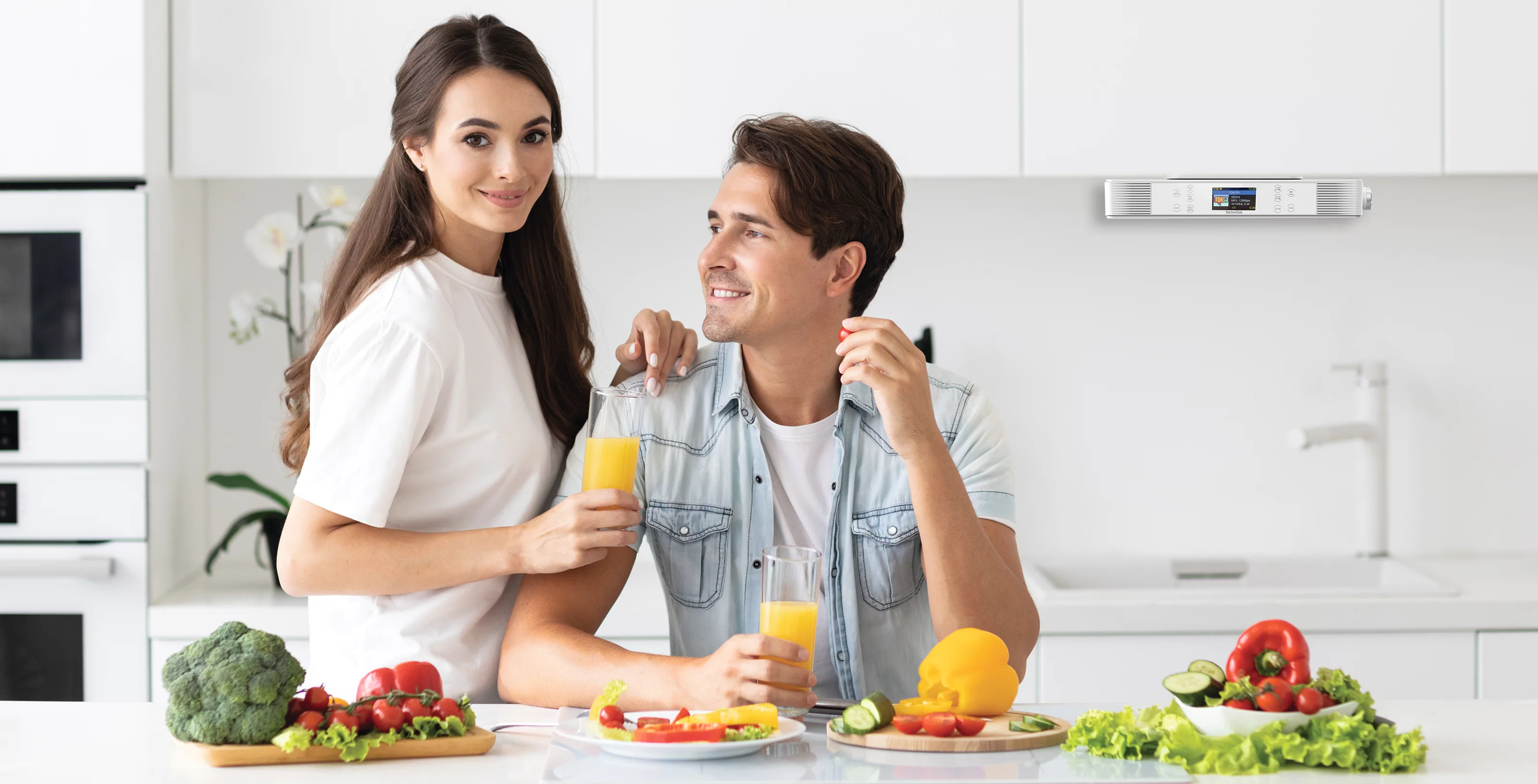 KITCHENRADIO IR, white Szene