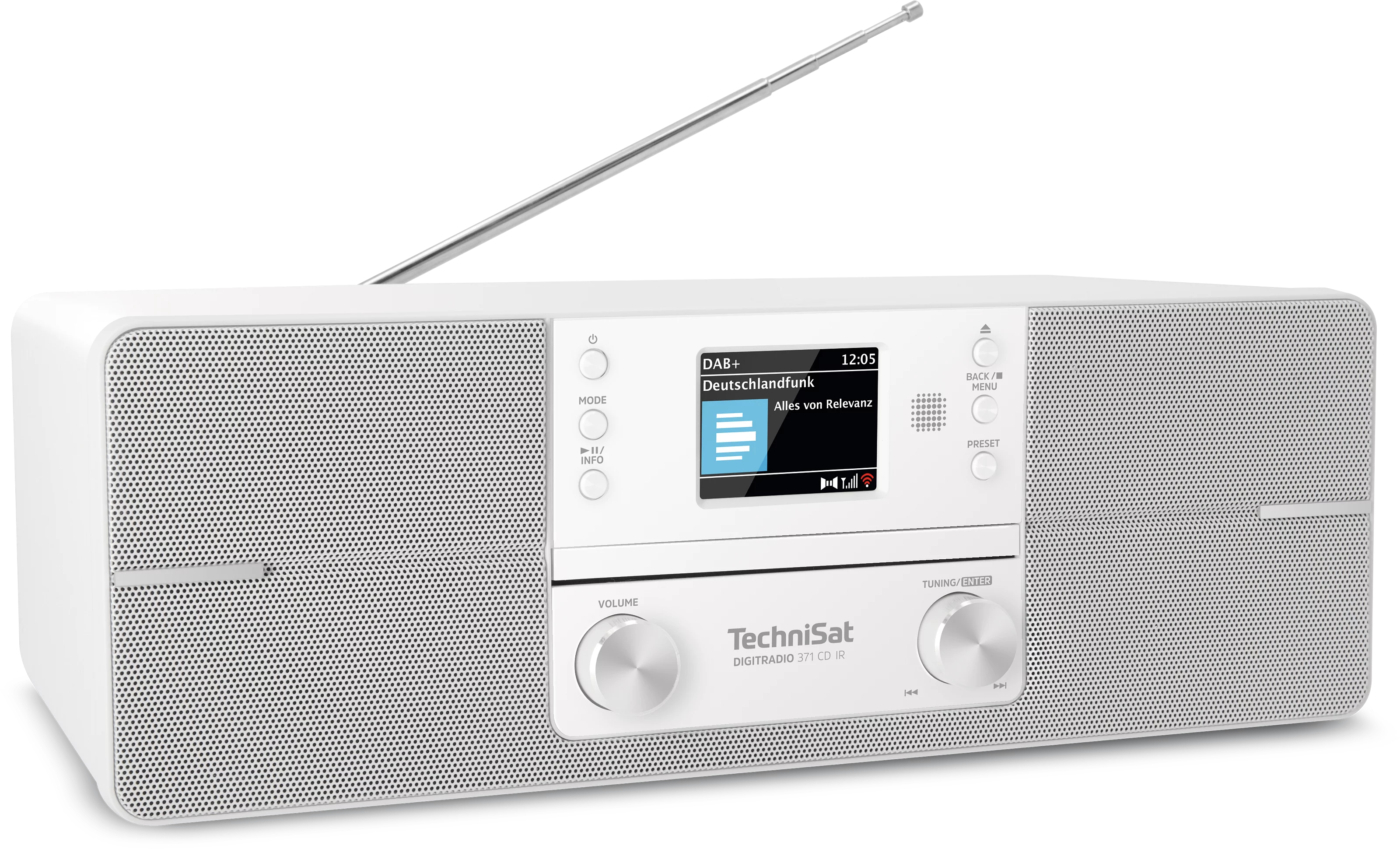 DIGITRADIO 371 CD IR Schräg, Rechts