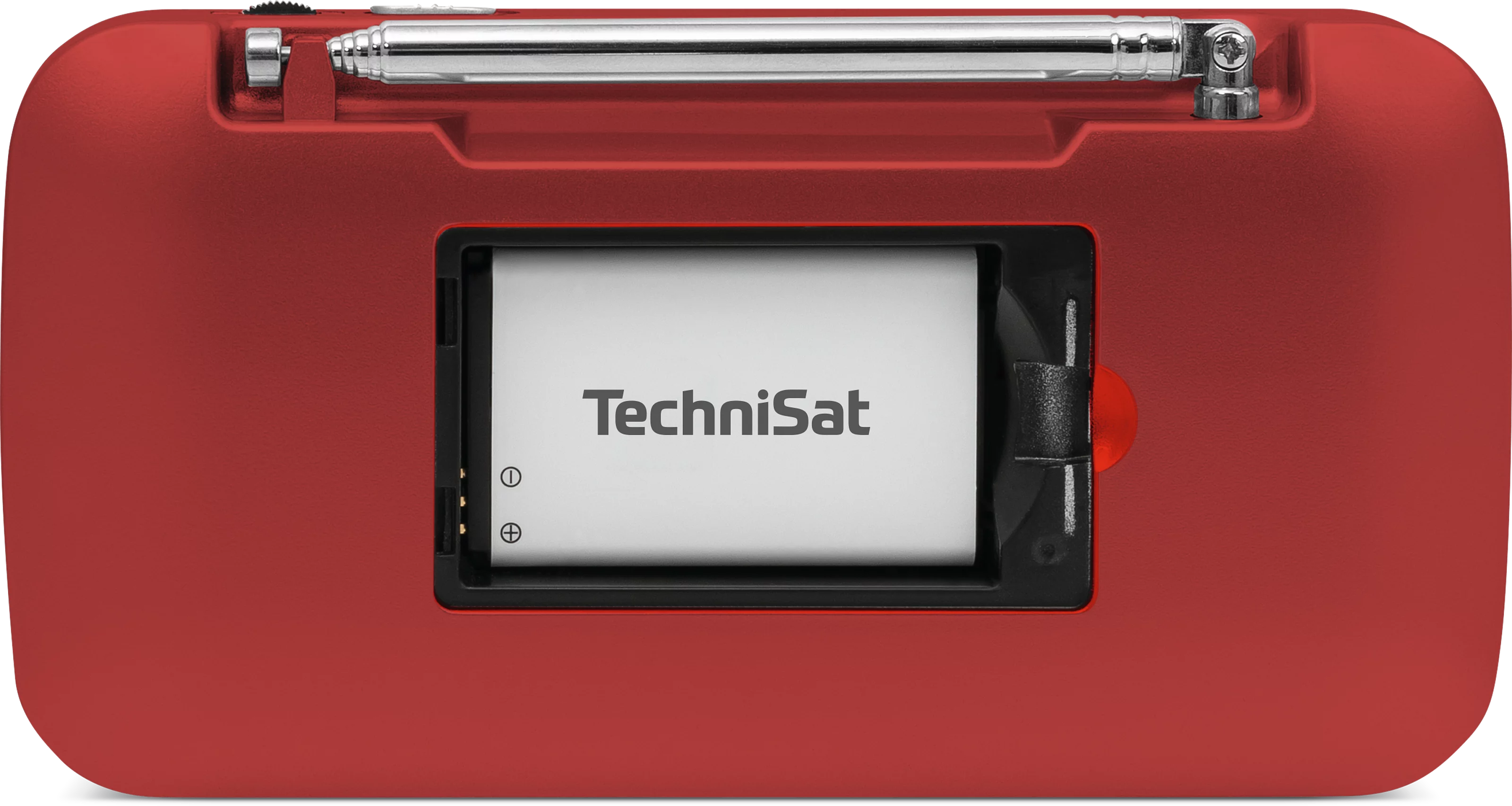 TECHNIRADIO RDR XL, czerwony Frontal, Rück