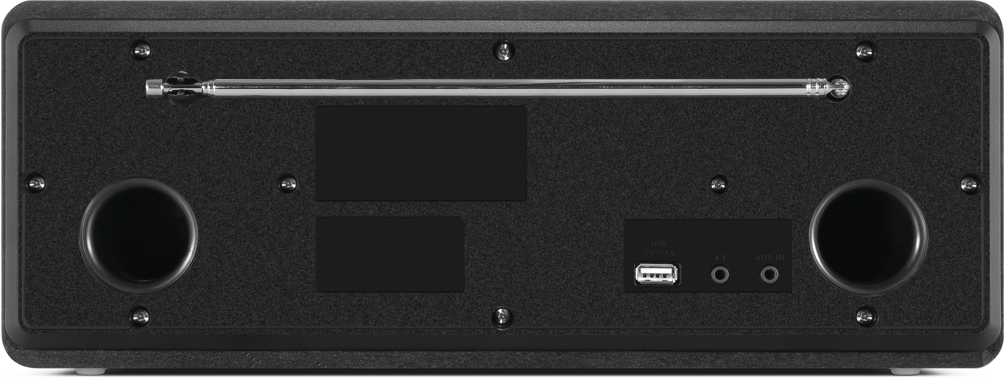 DIGITRADIO 372 CD IR, black Frontal, Rück