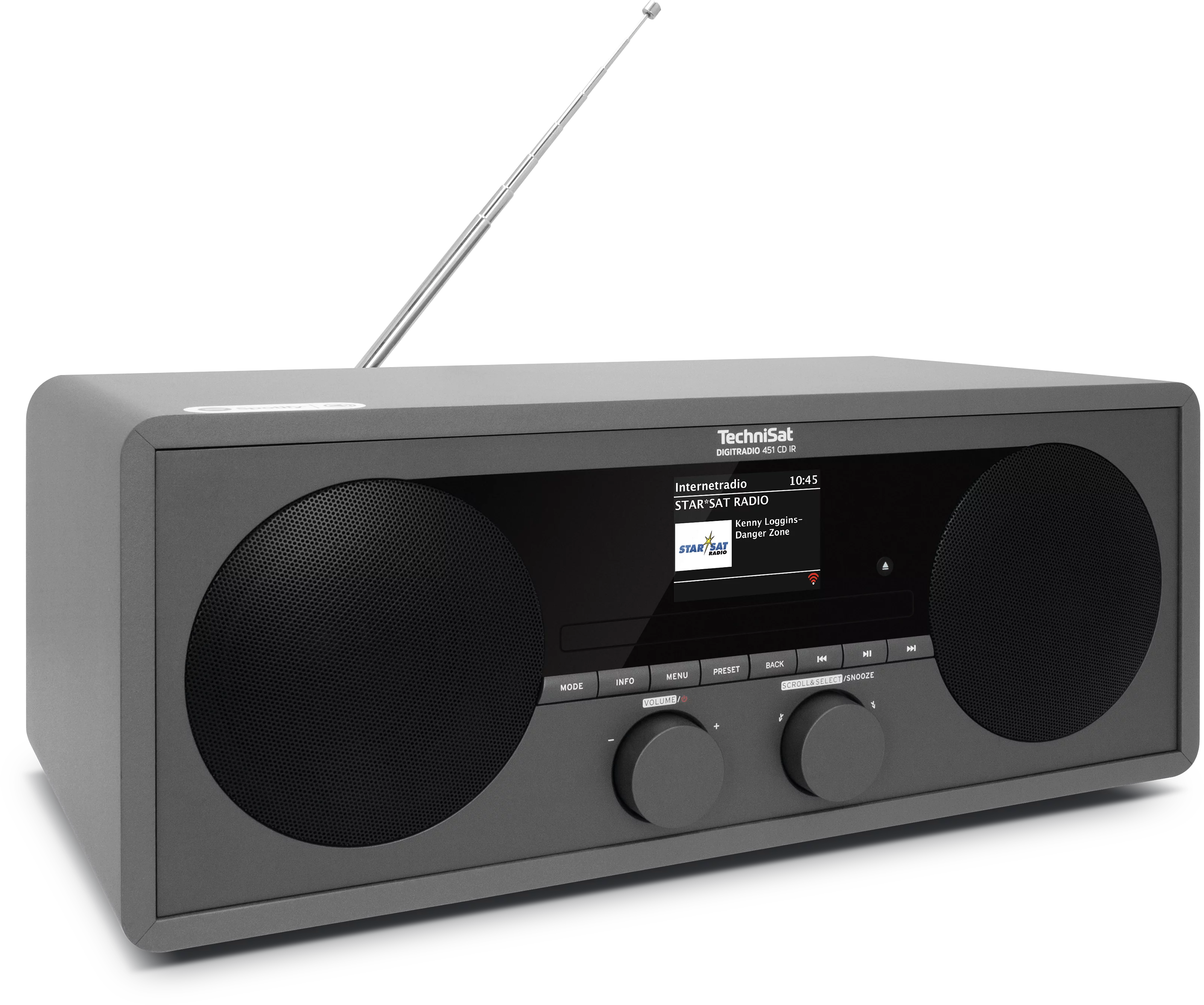 DIGITRADIO 451 CD IR Schräg, Rechts