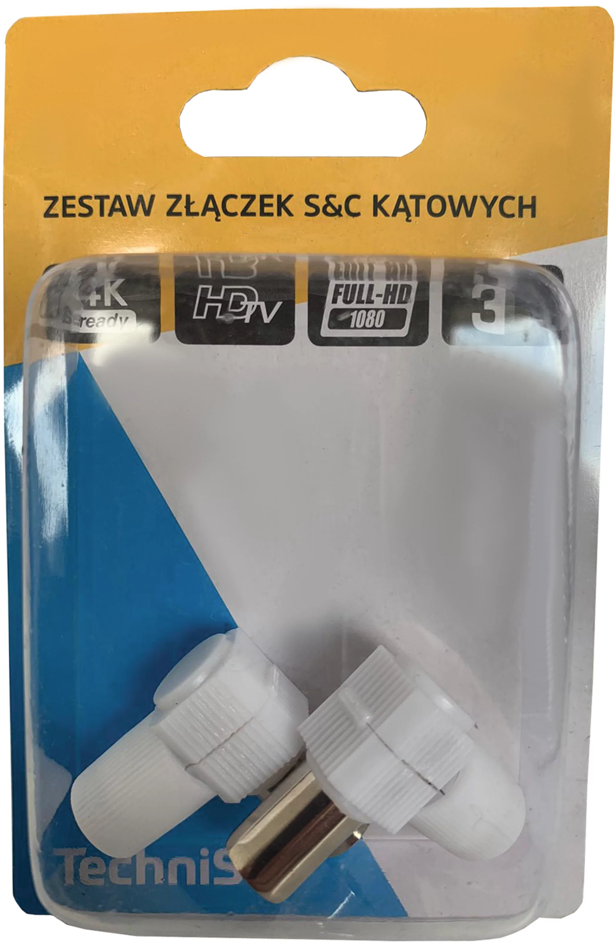 Zestaw S&C: wtyk + gniazdo kątowe Frontal, Front