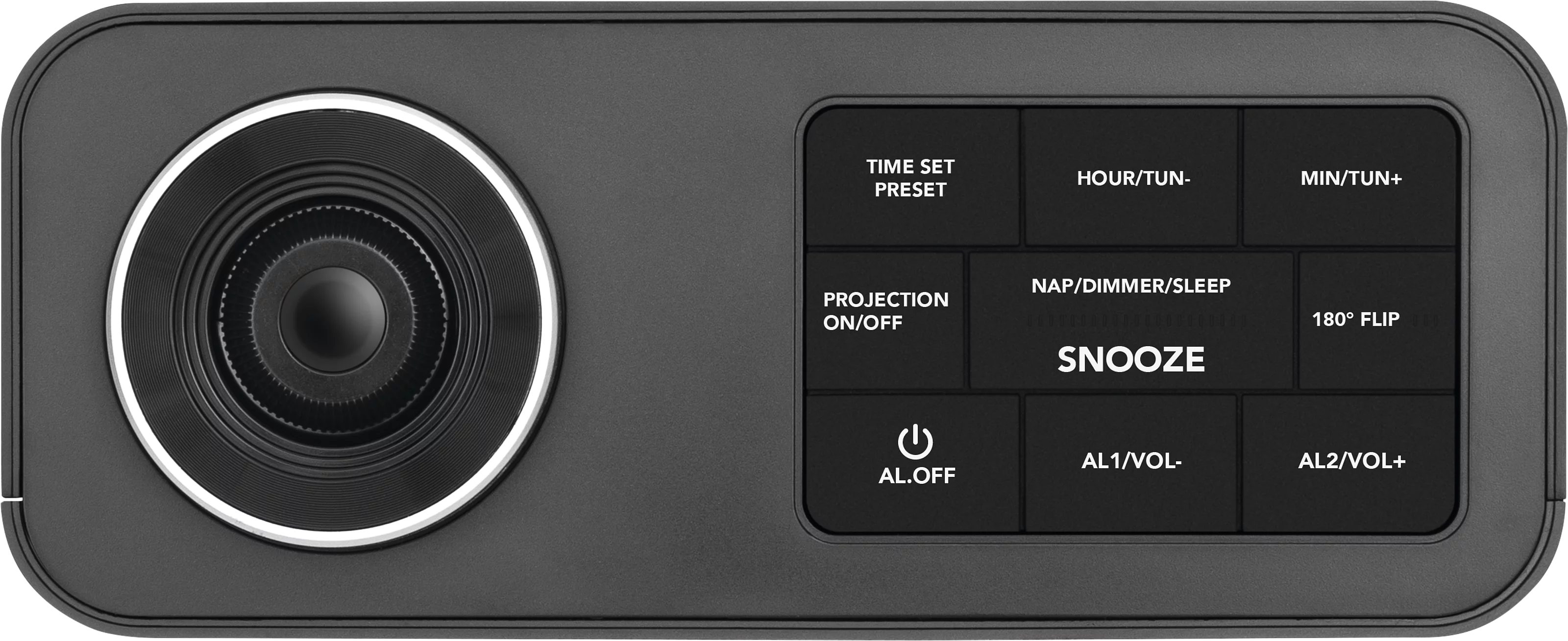 DIGICLOCK 3 Frontal, Oben