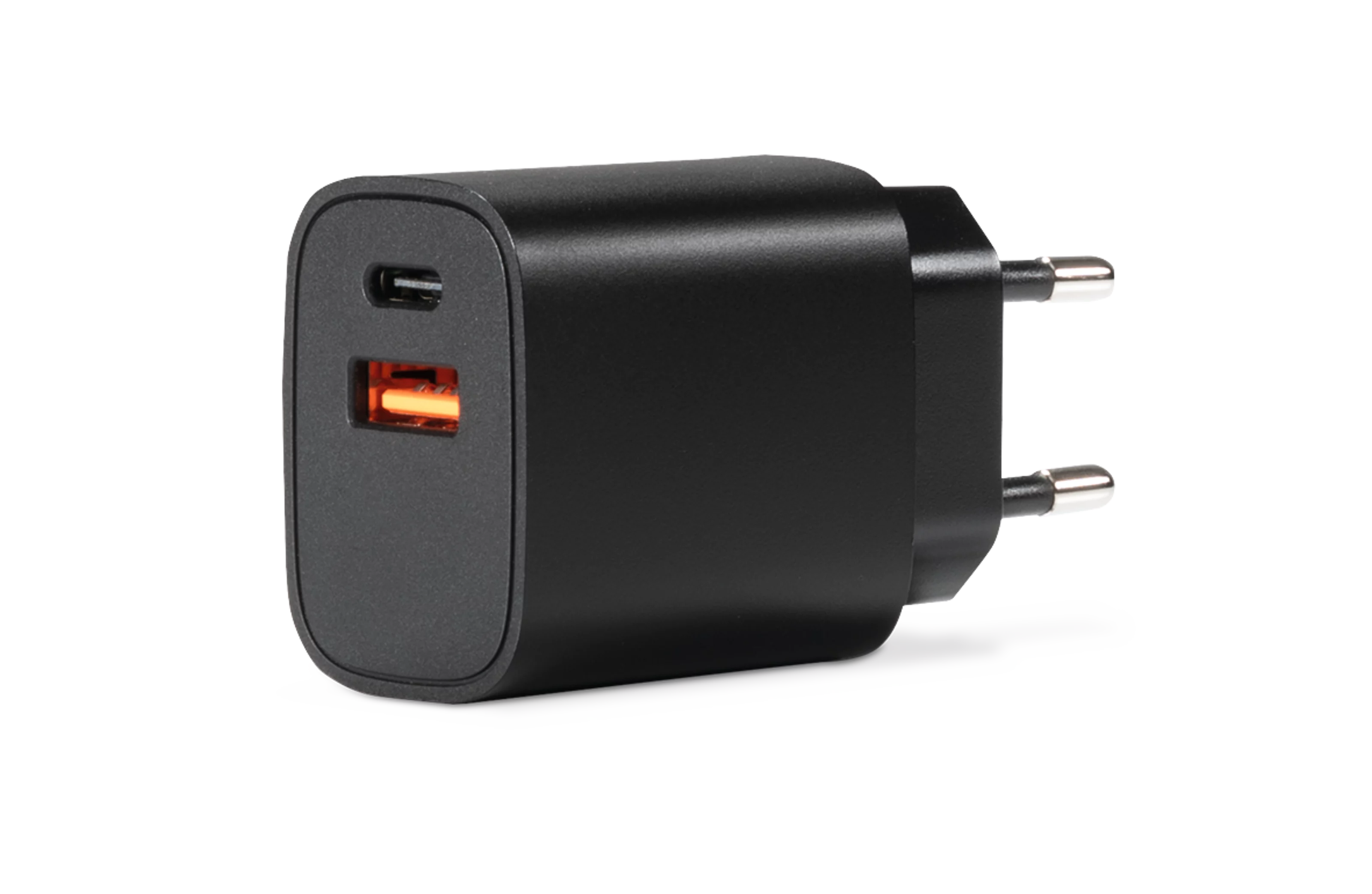 USB-C power supply unit, black Frontal, Front
