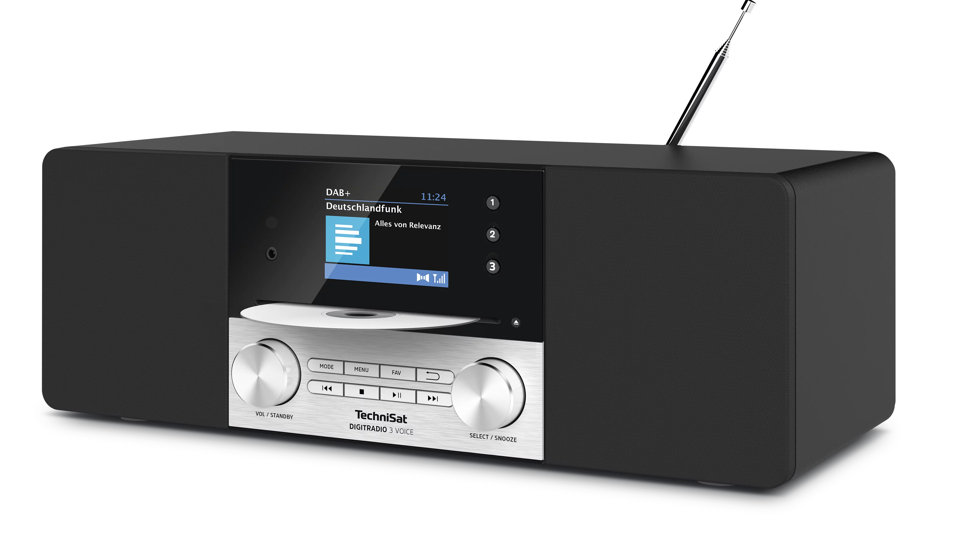 DIGITRADIO 3 VOICE Schräg, Links