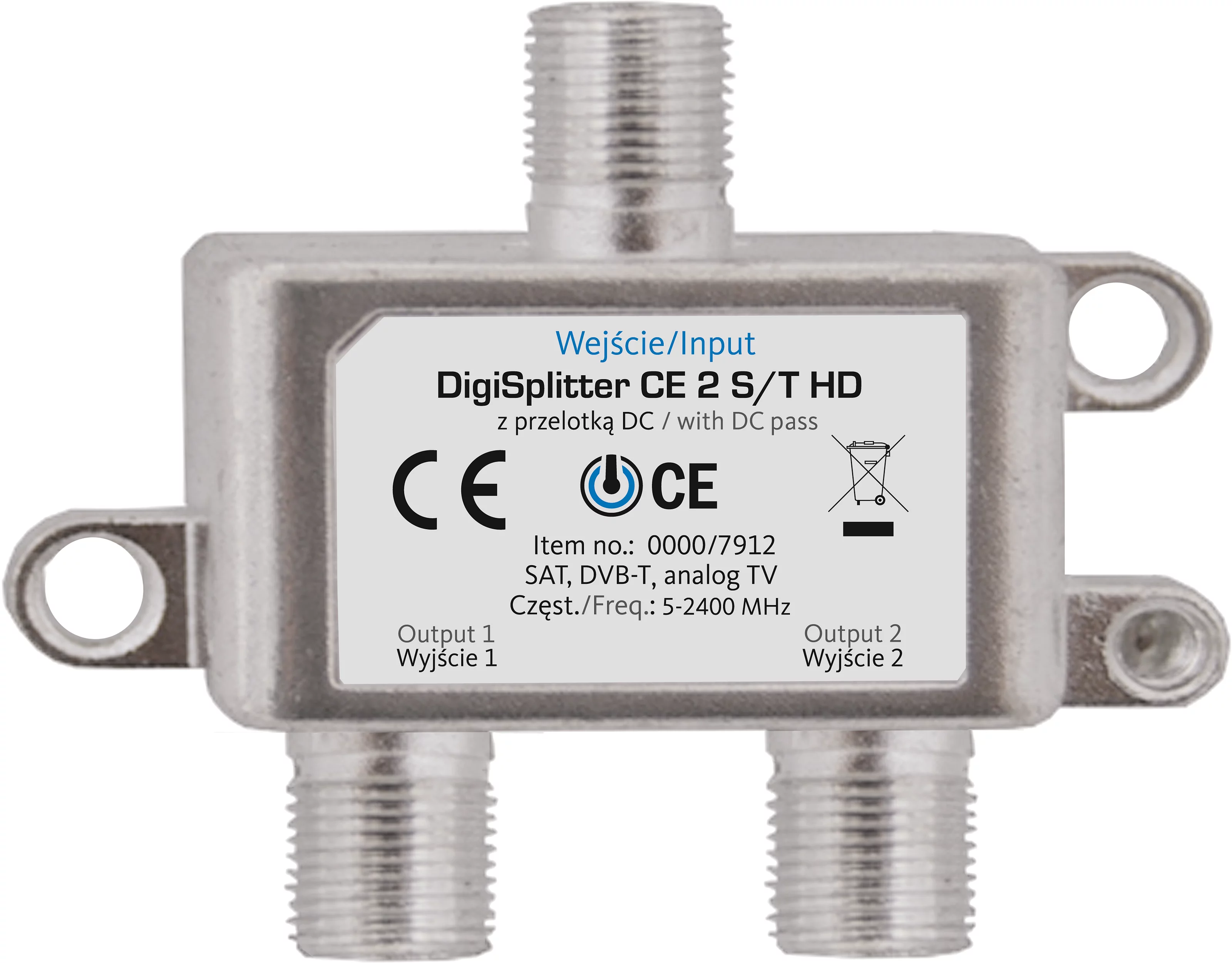 DIGISPLITTER 2 S/T HD Frontal, Front