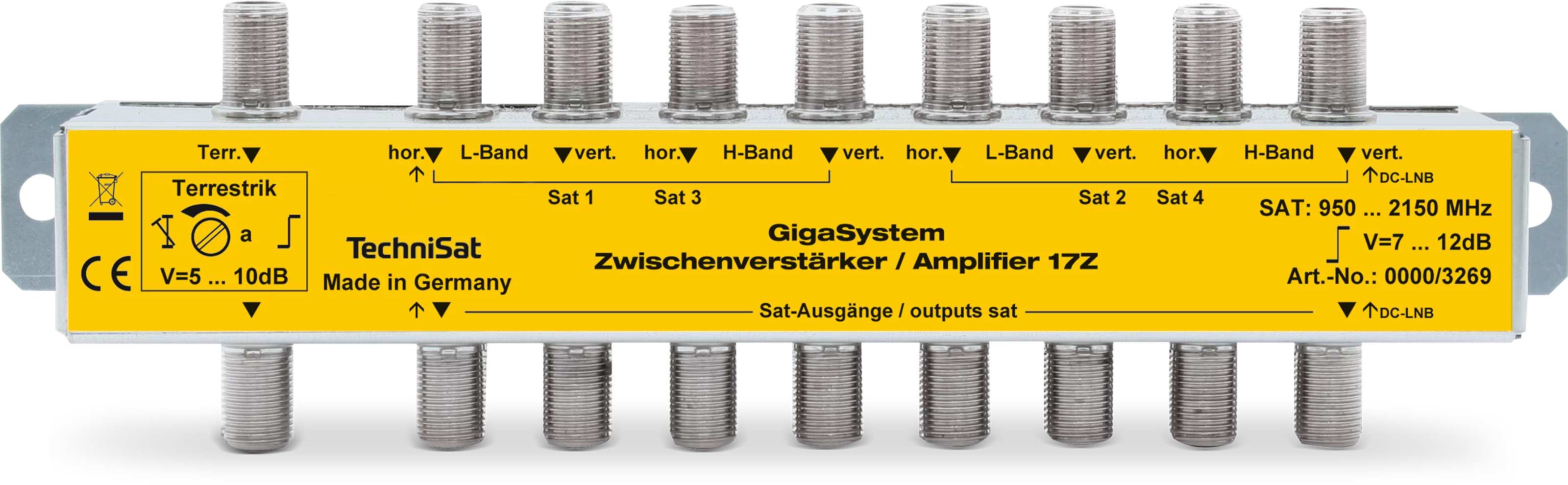 Wzmacniacz liniowy 17ZR Frontal, Front