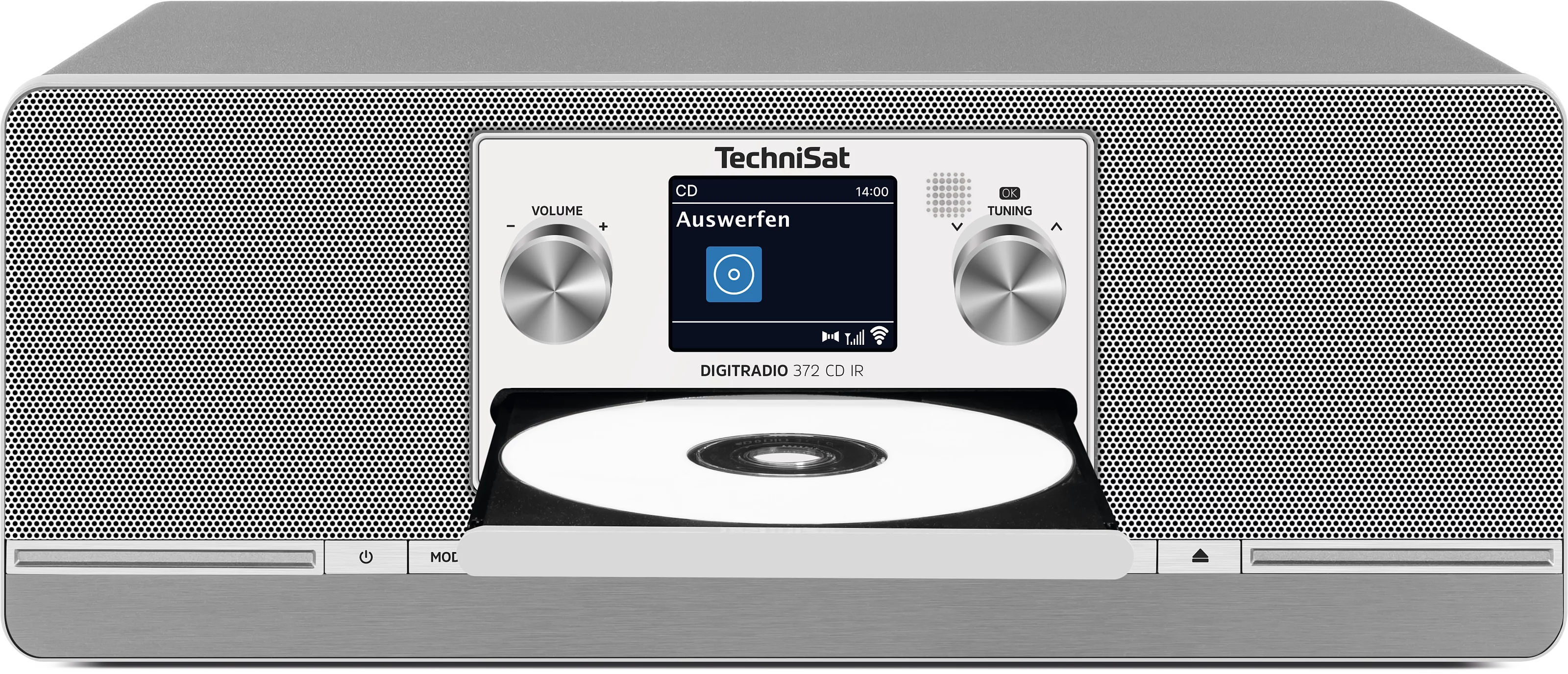 DIGITRADIO 372 CD IR, anthracite/silver Frontal, Front