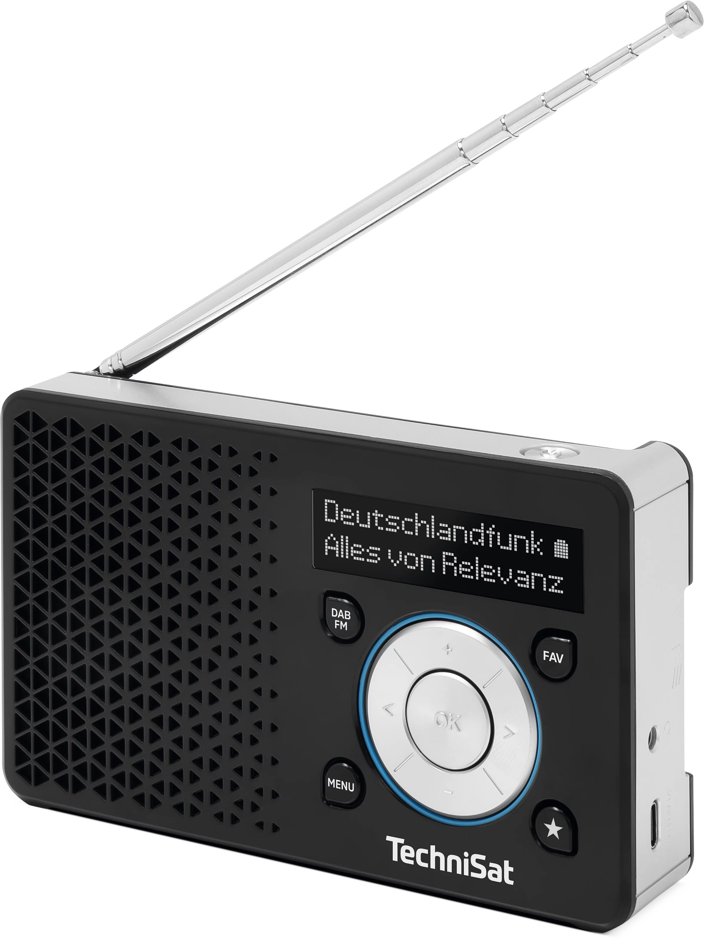 DIGITRADIO 1 A Schräg, Links