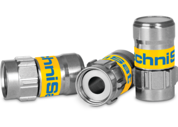 F connector Self-Install™ 4.9, pack of 100 Frontal, Front