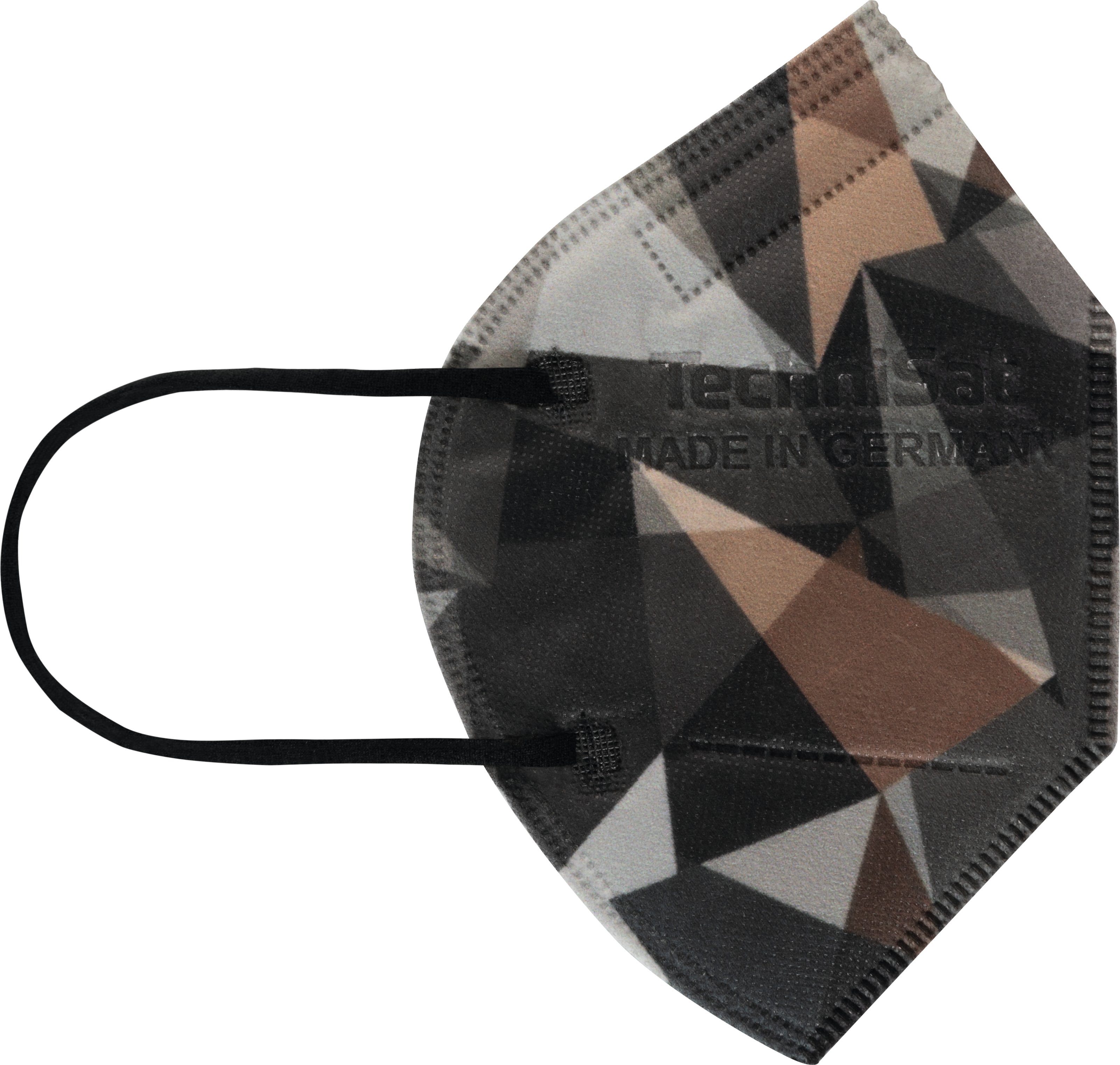 TECHNIMASK 2.0, 15 Stück (3 Polybeutel mit 5 Stück) Frontal, Front