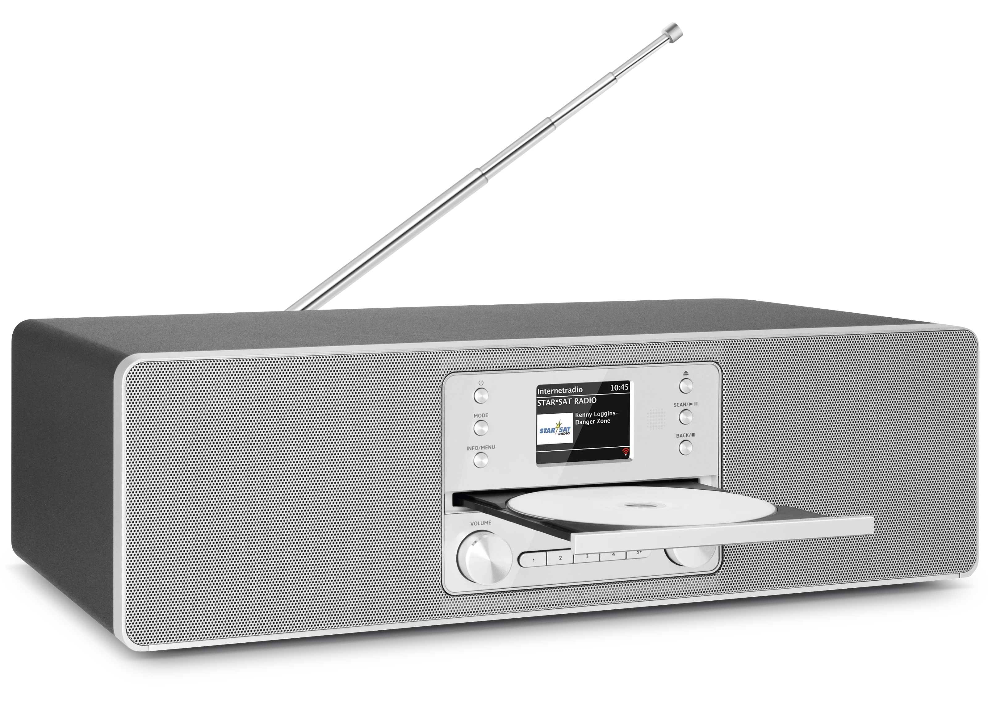DIGITRADIO 380 CD IR Schräg, Rechts
