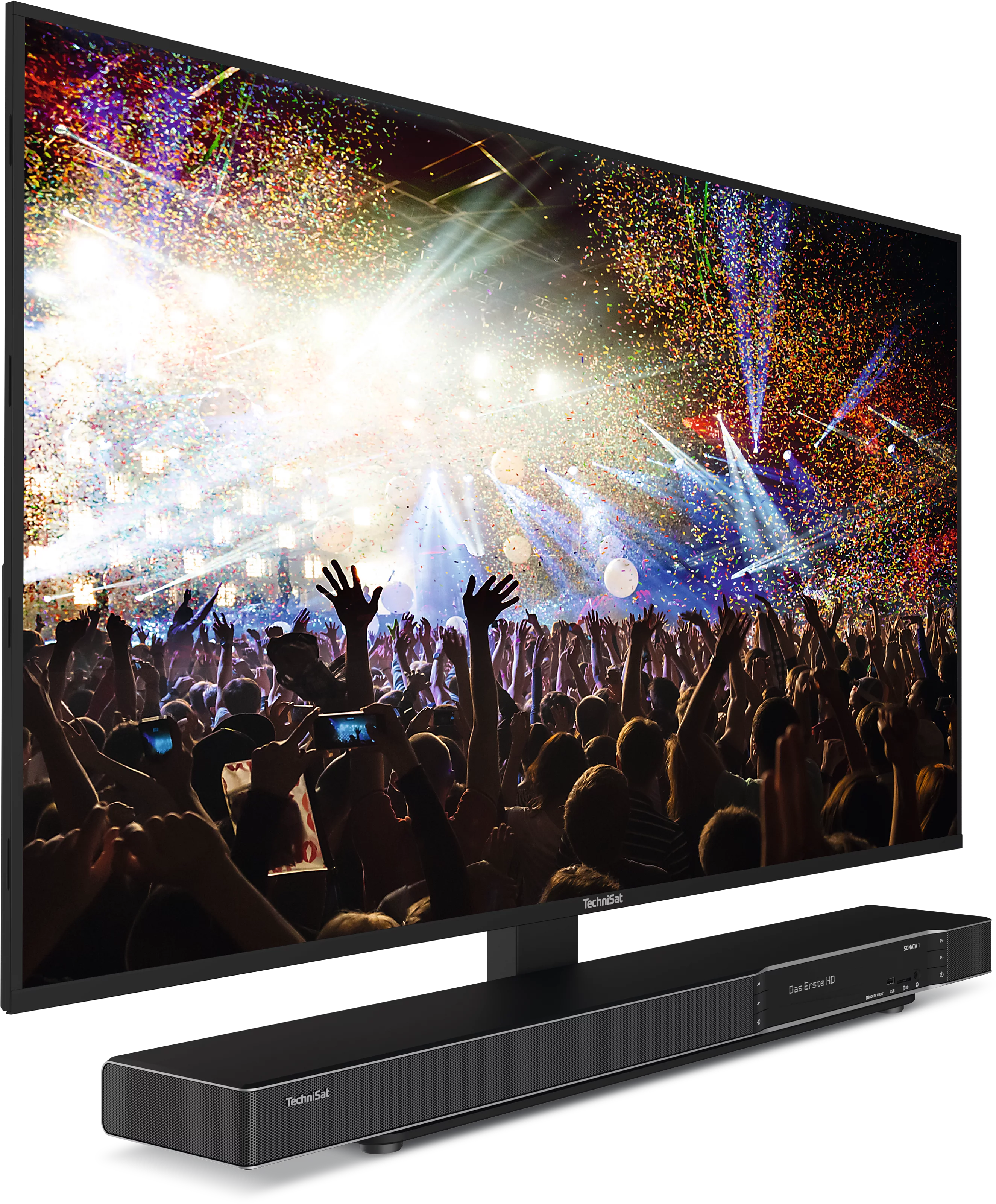 Stojak półkowy MONITORLINE UHD + SONATA 1 Schräg, Rechts