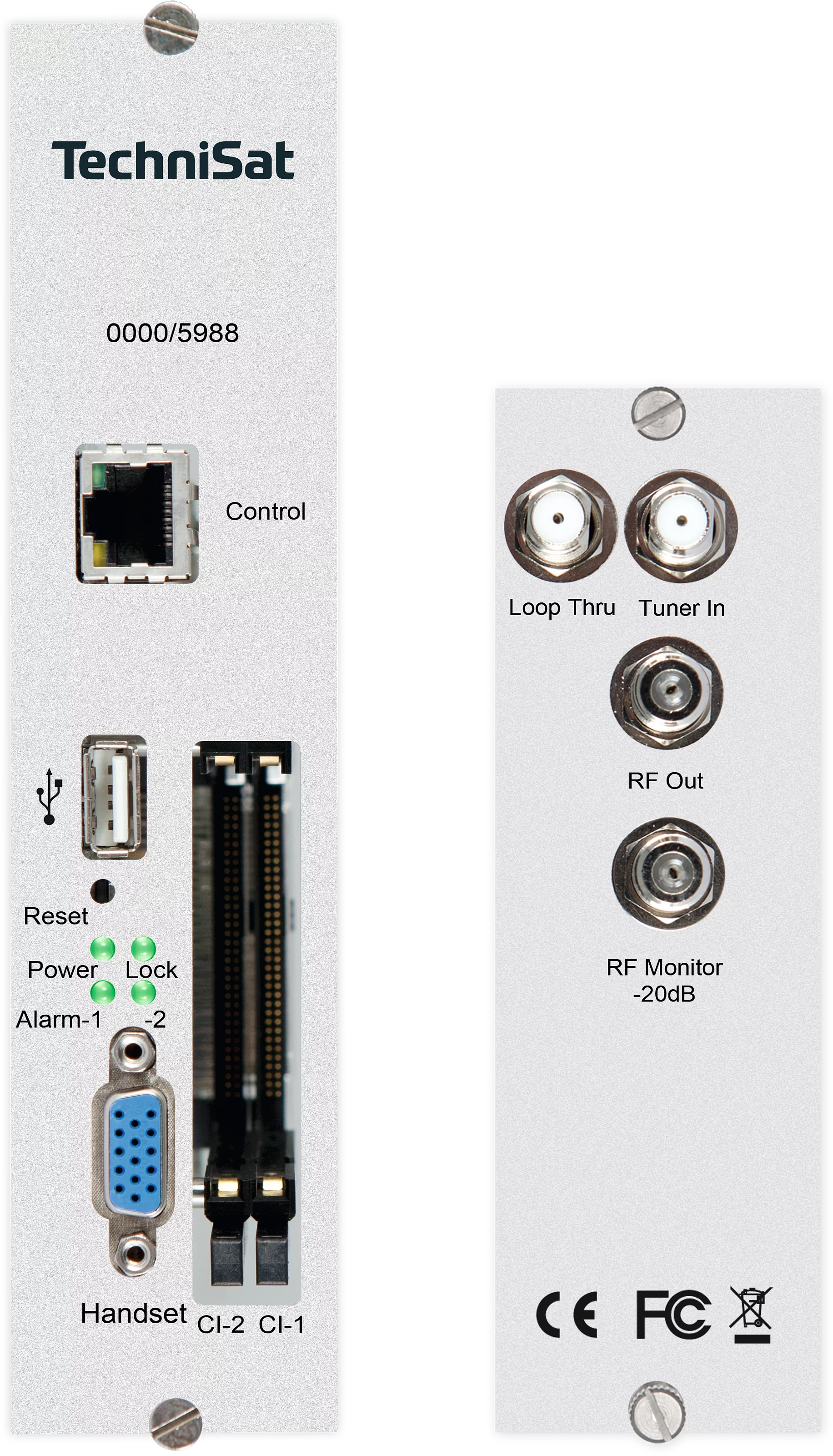 DVB-S2/PAL TWIN CI