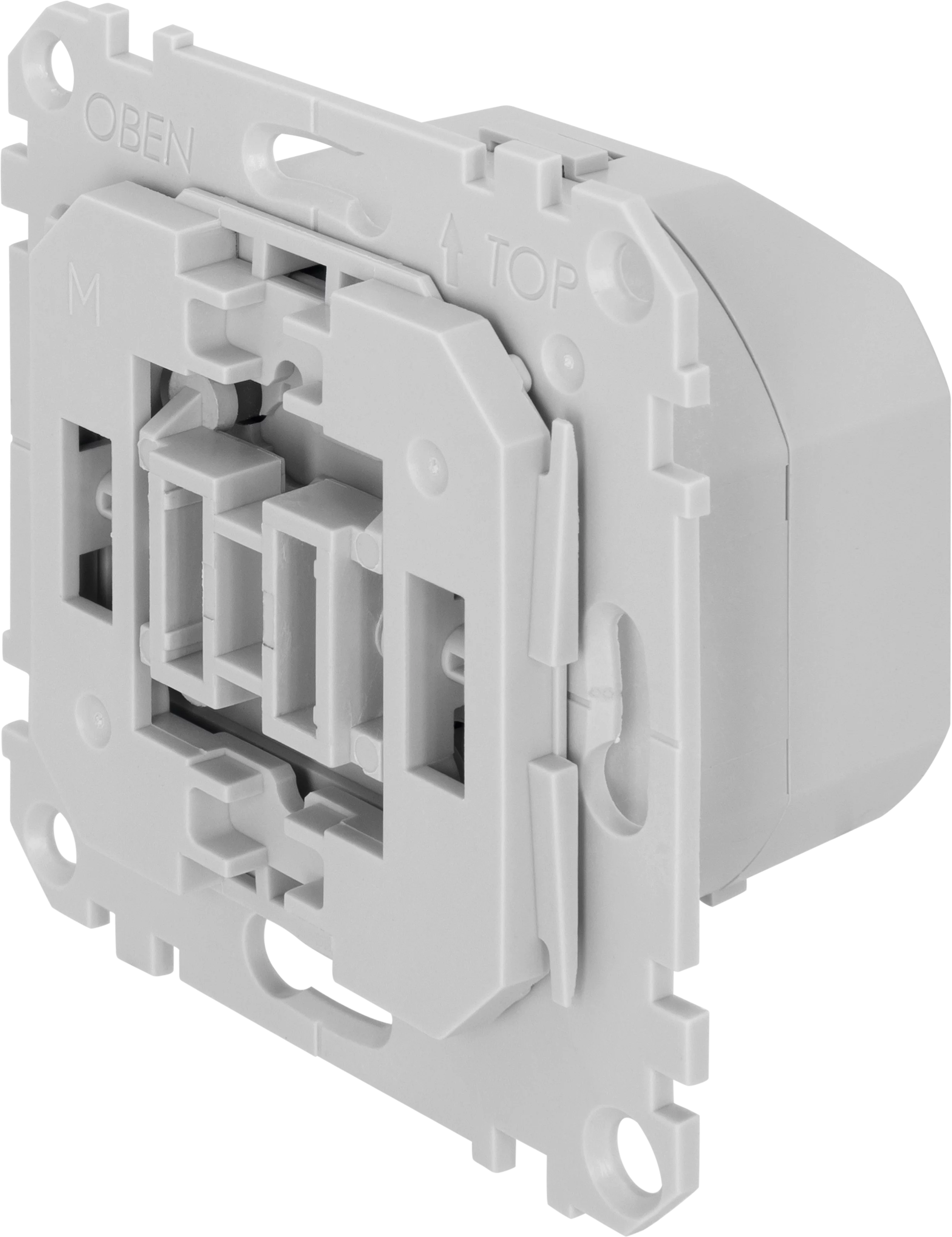 Podtynkowy sterownik światła, pojedynczy, kompatybilny z Merten Schräg, Links
