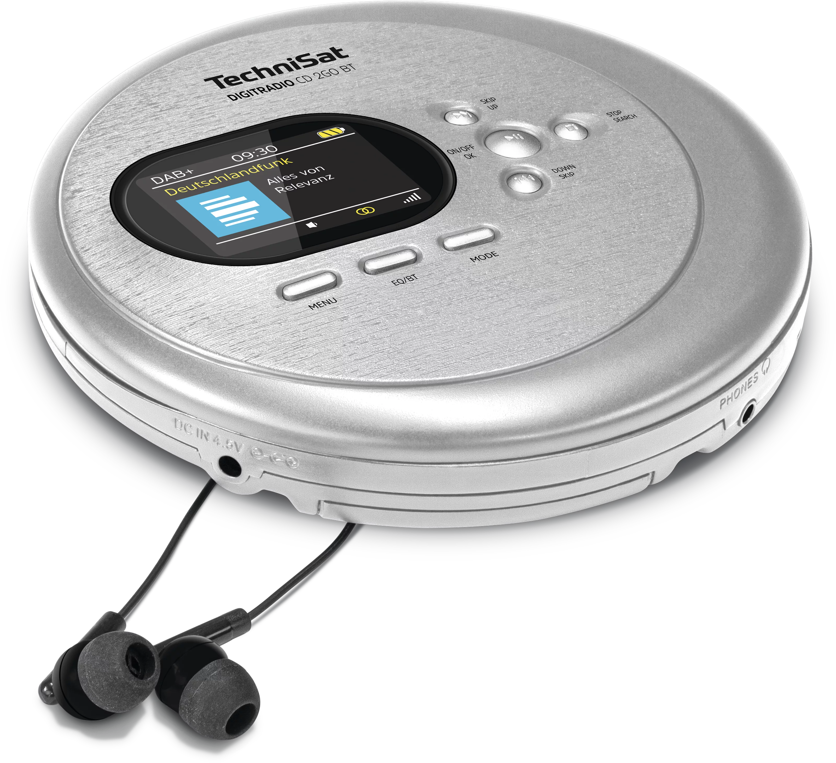 DIGITRADIO CD 2GO BT Schräg, Rechts