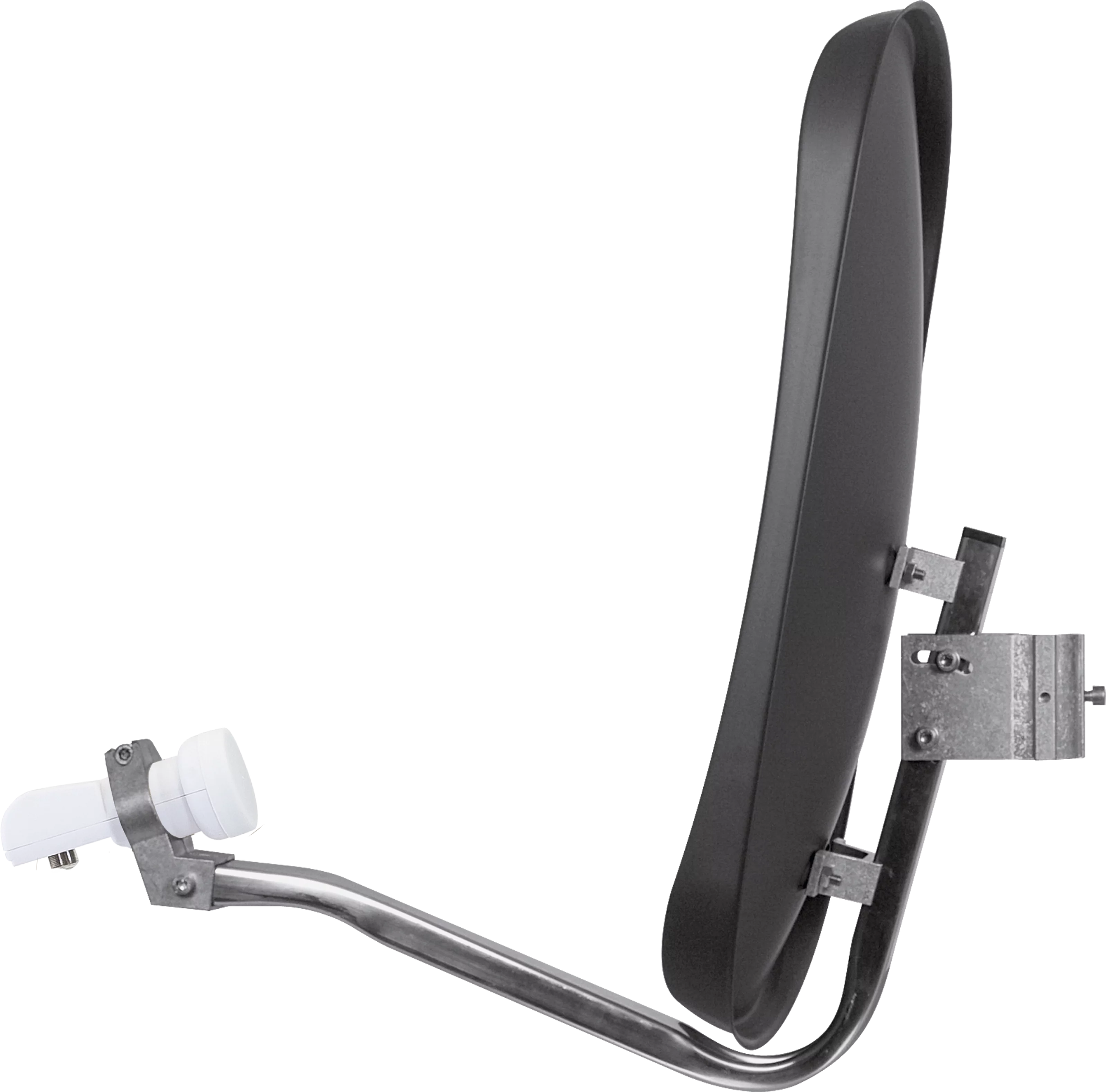 DIGIDISH 45 aluminiowa antena, Universal-Twin-LNB Frontal, Rechts
