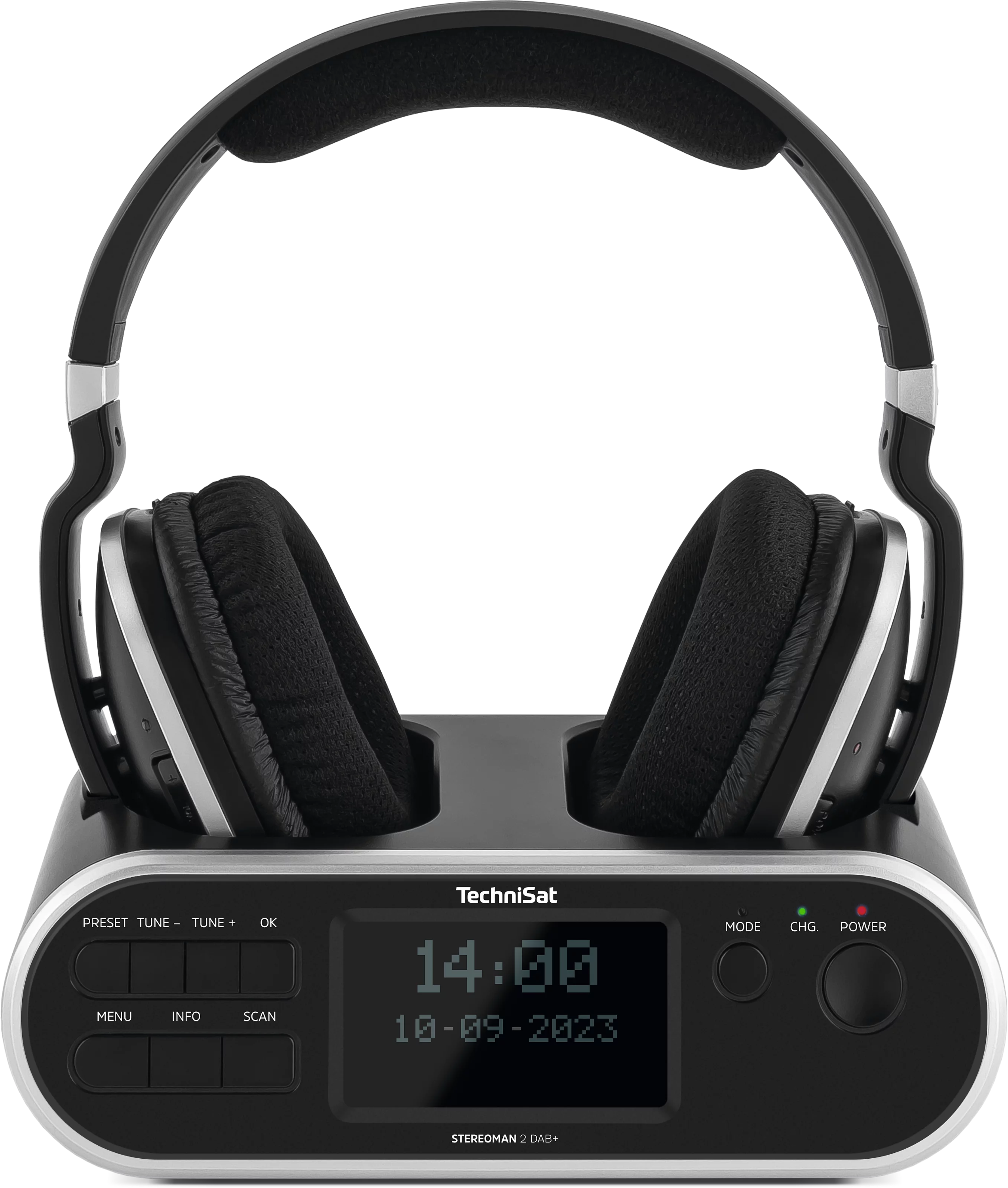 STEREOMAN 2 DAB+, czarny Frontal, Front