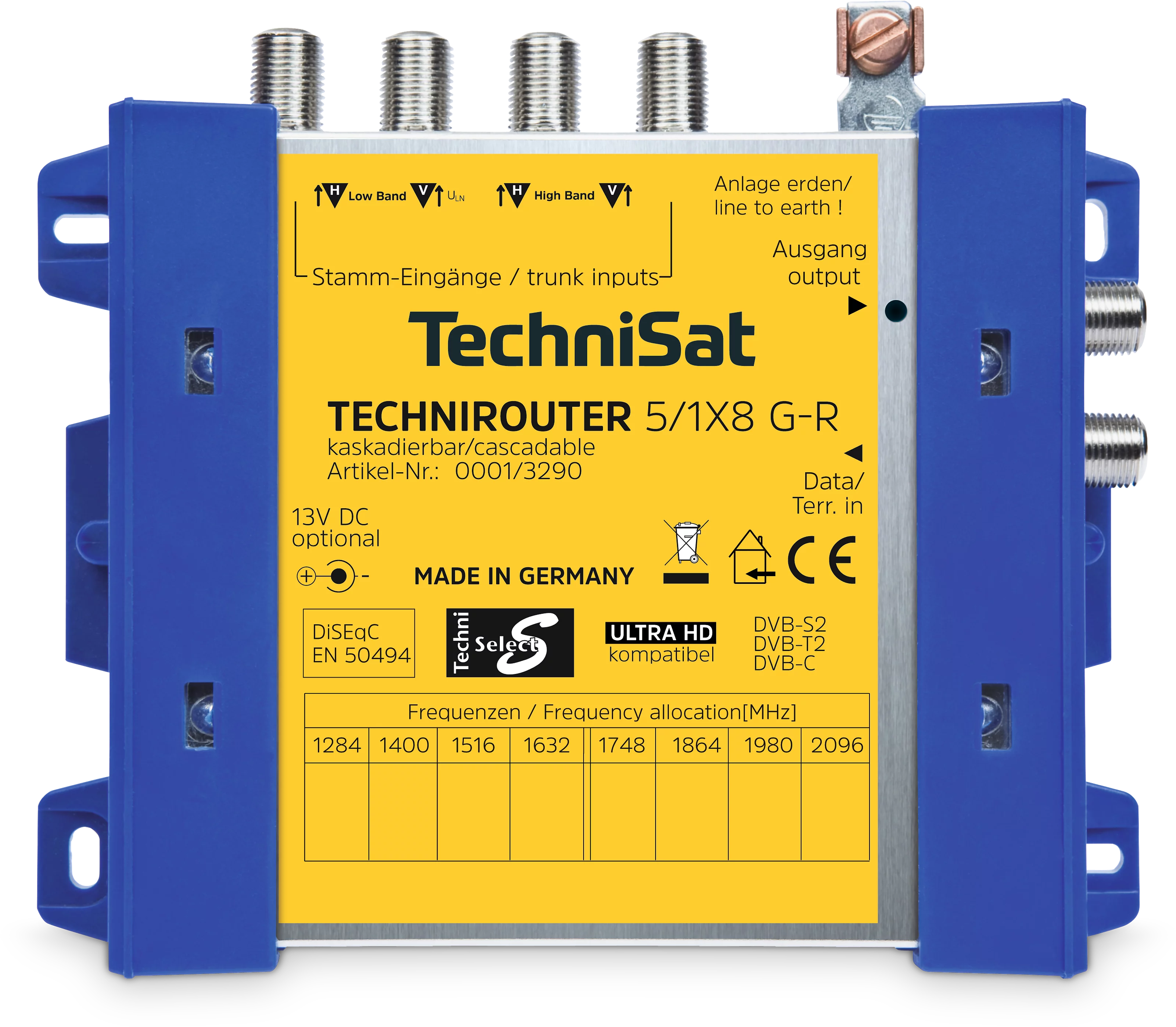 TECHNIROUTER 5/1x8 G-R Frontal, Front