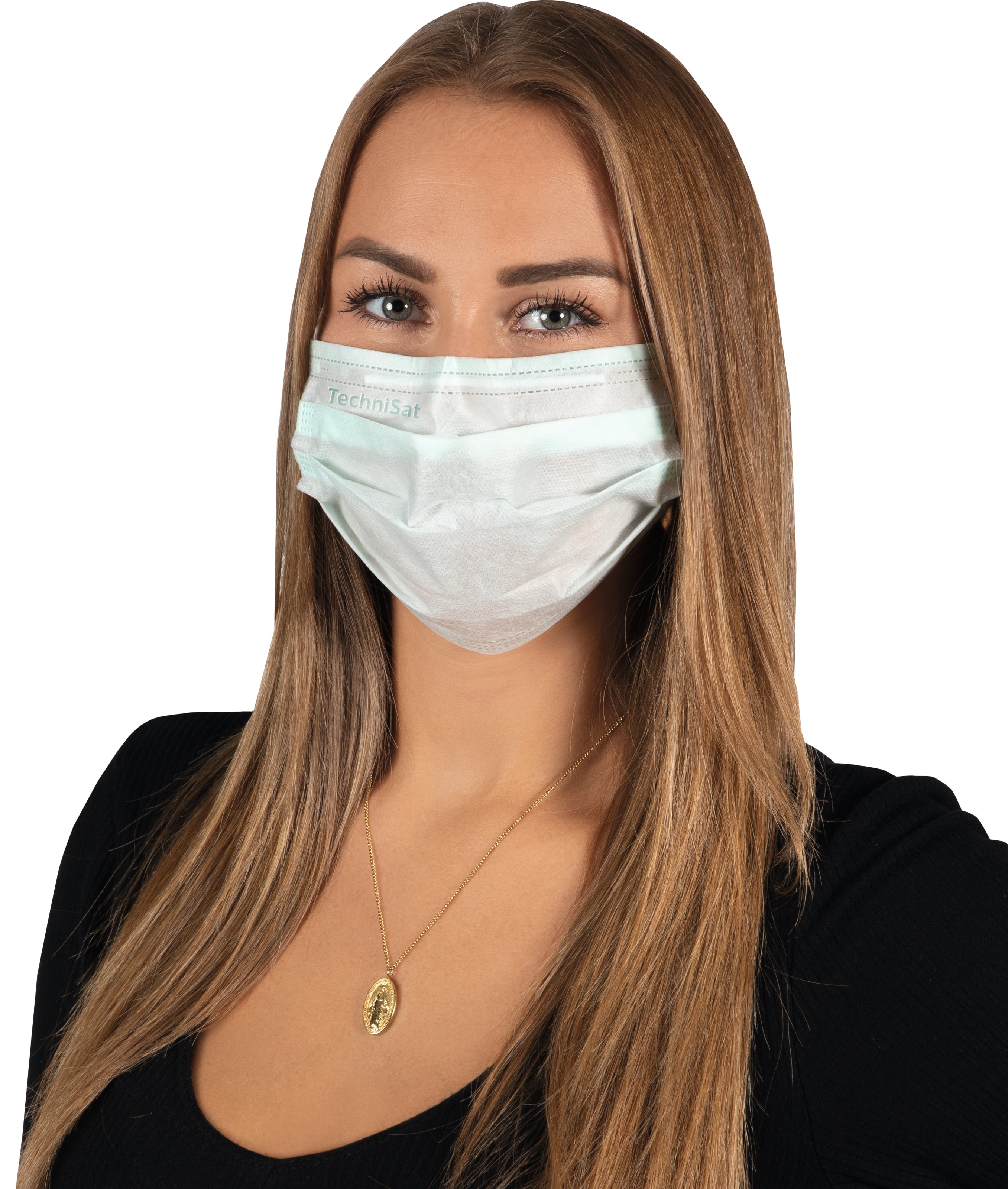 TECHNIMASK M2 R, 50 Stück (5 Polybeutel mit 10 Stück) Schräg, Links