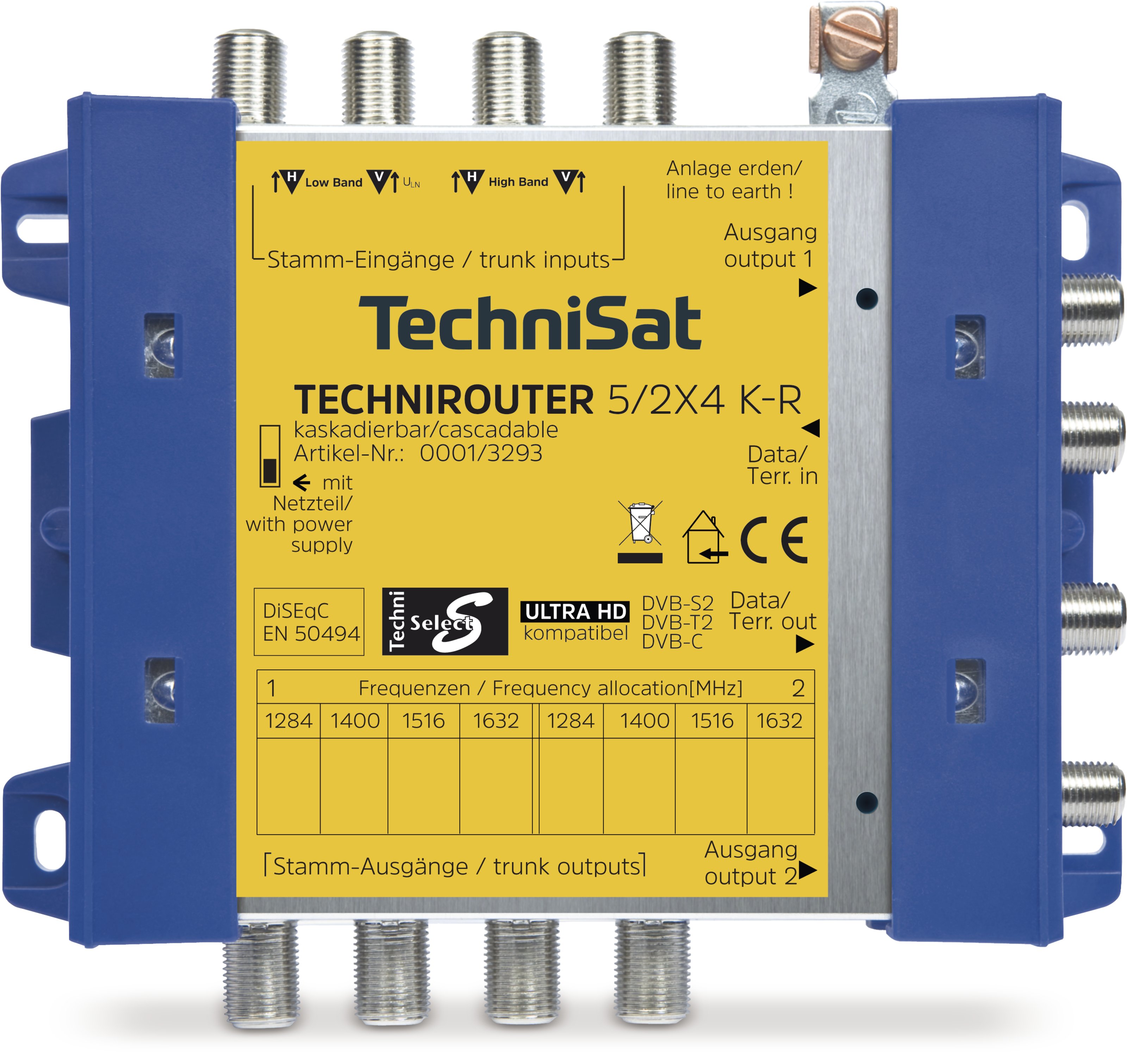 TECHNIROUTER 5/2x4 K-R (cascade) Frontal, Front