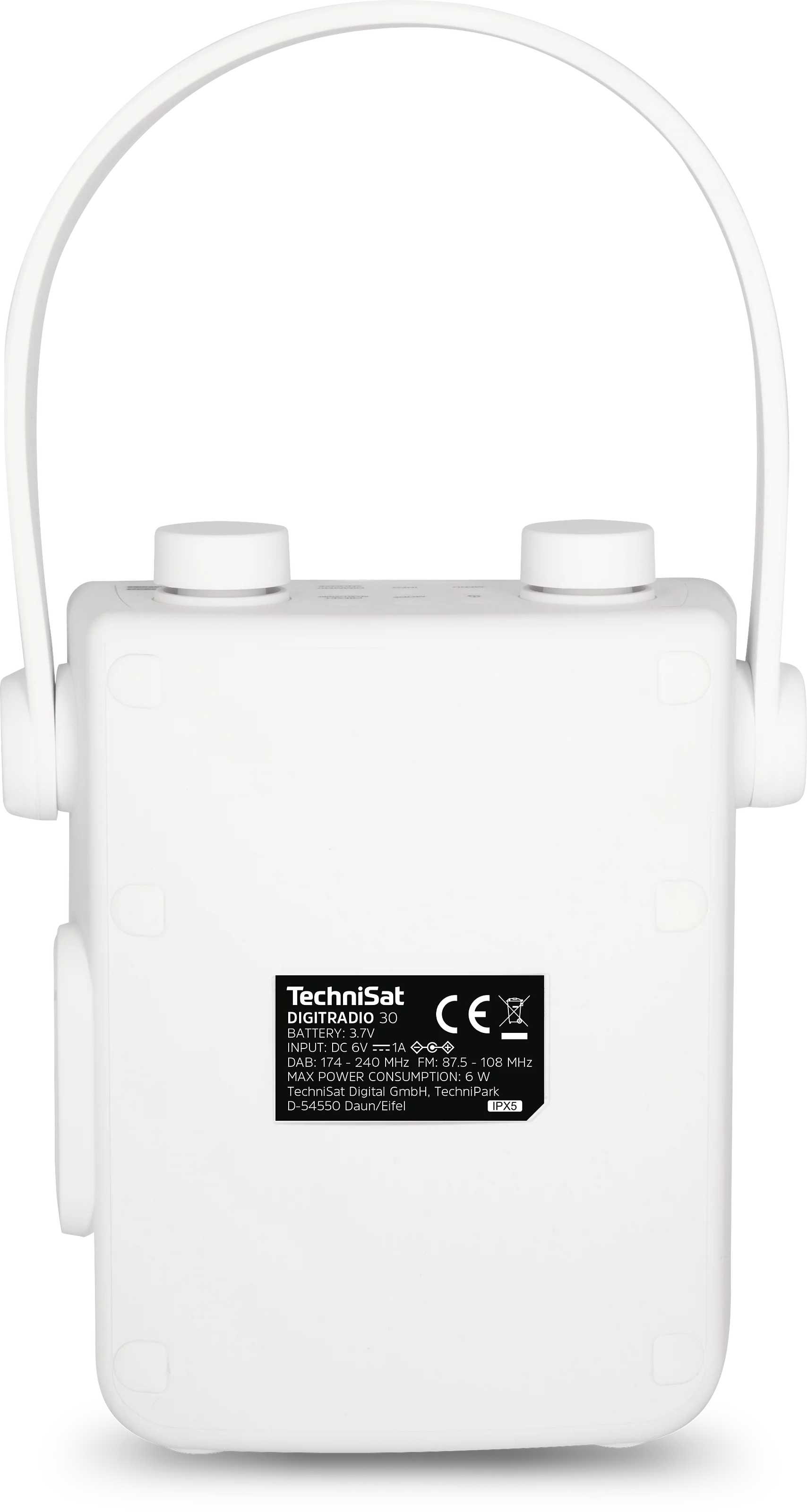 DIGITRADIO 30 Frontal, Rück