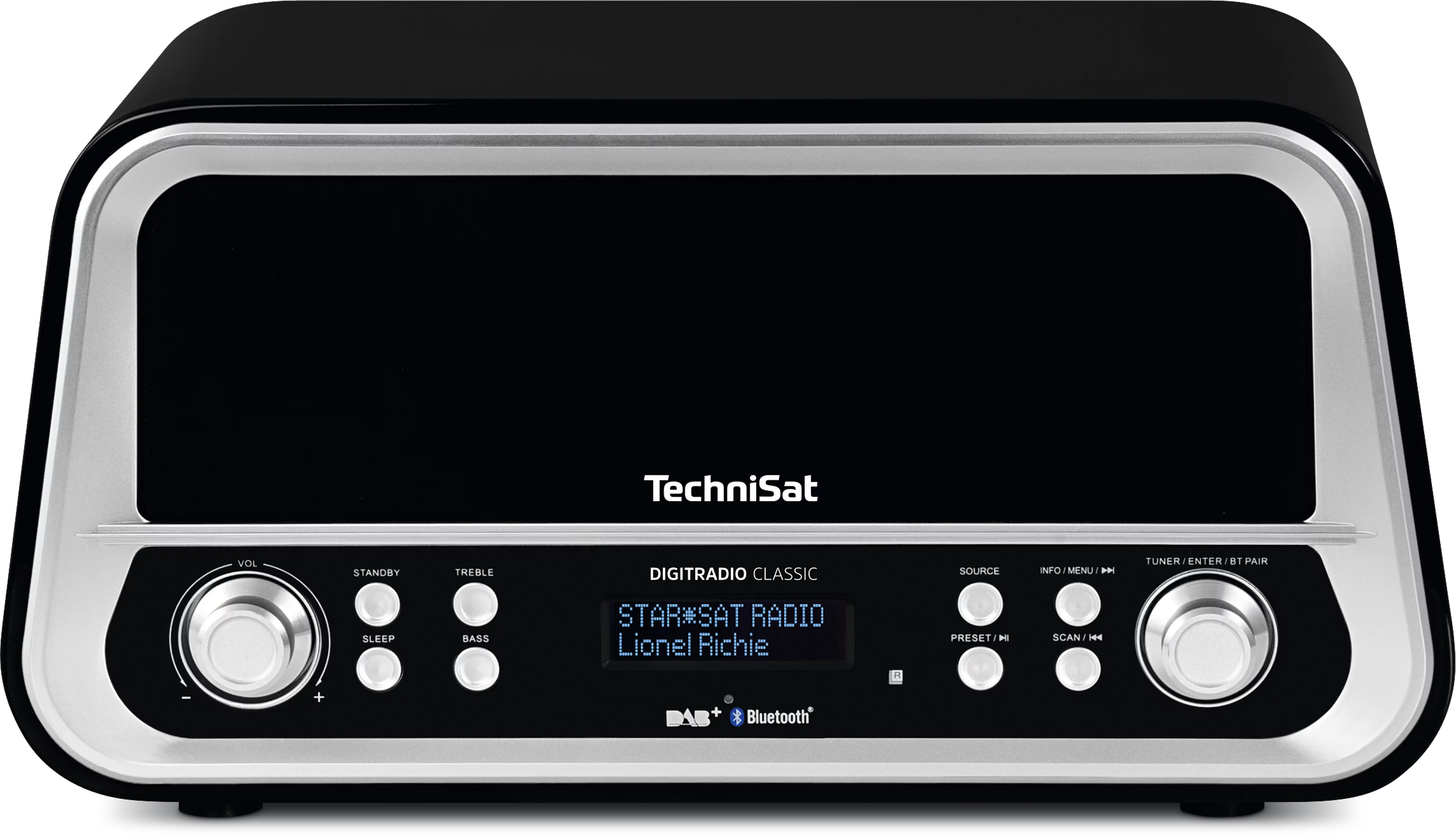 DIGITRADIO CLASSIC, black Frontal, Front