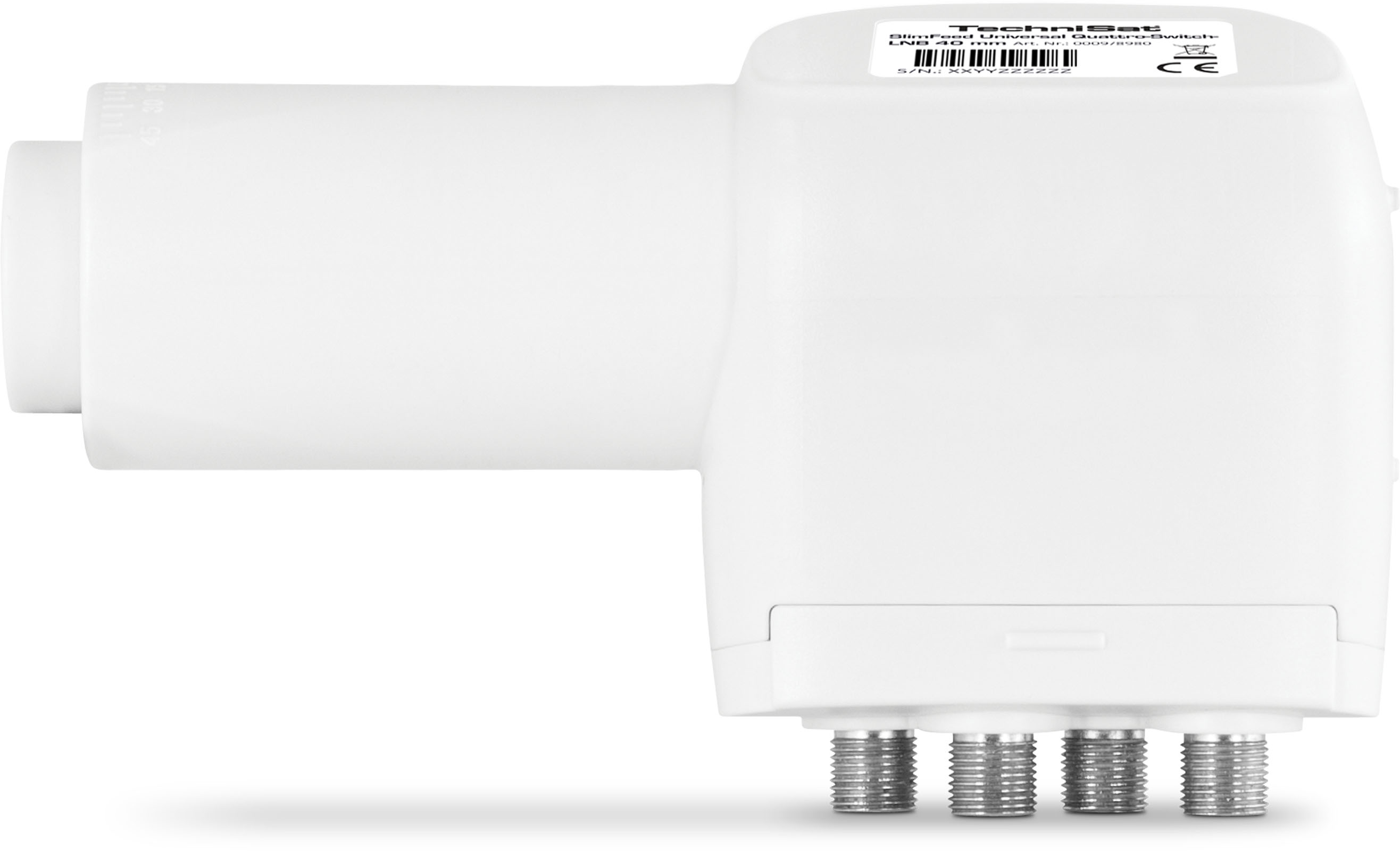 Universal-Quattro-Switch-LNB/40 mm Frontal, Front