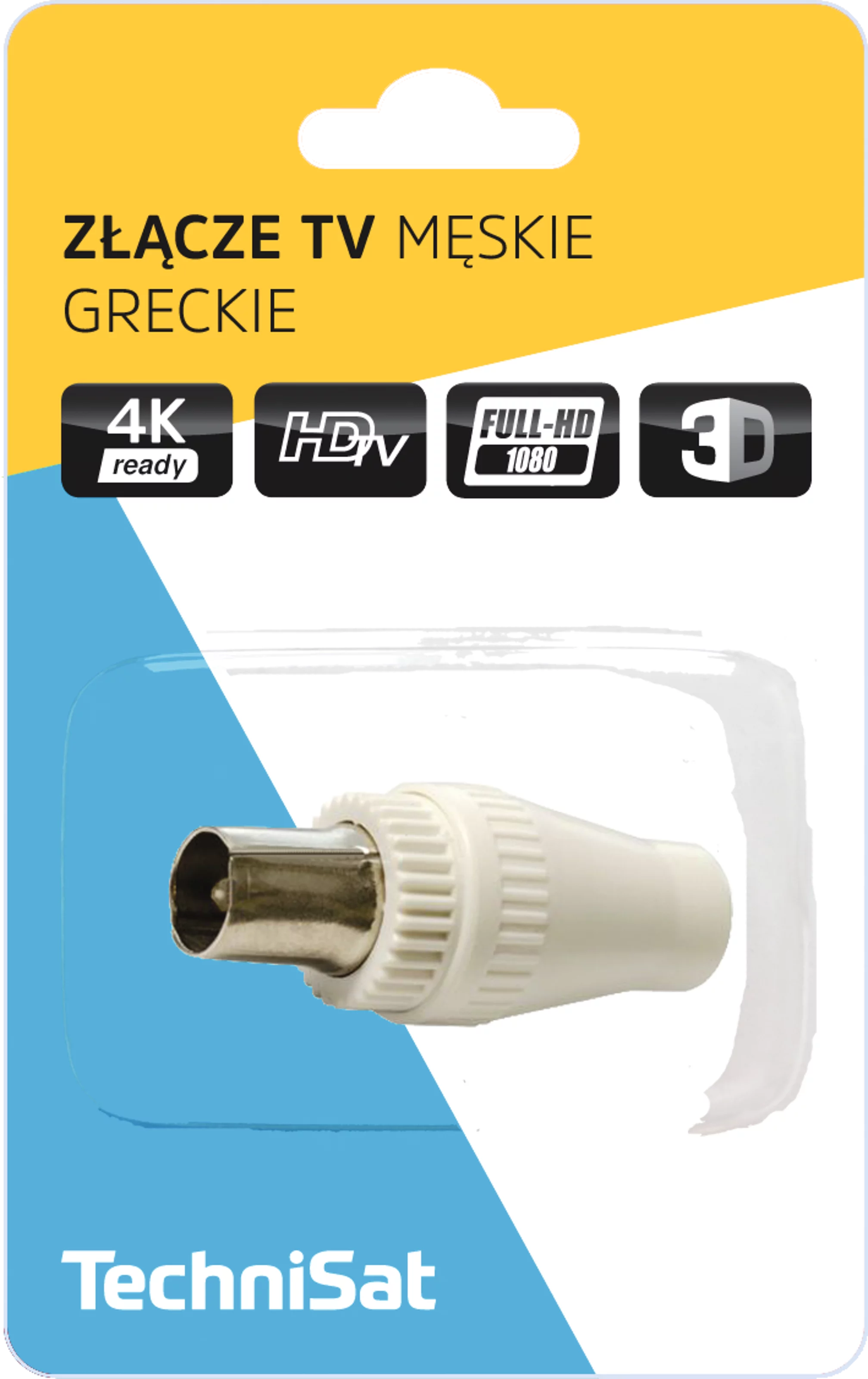 Złącze TV męskie greckie MVerpackung