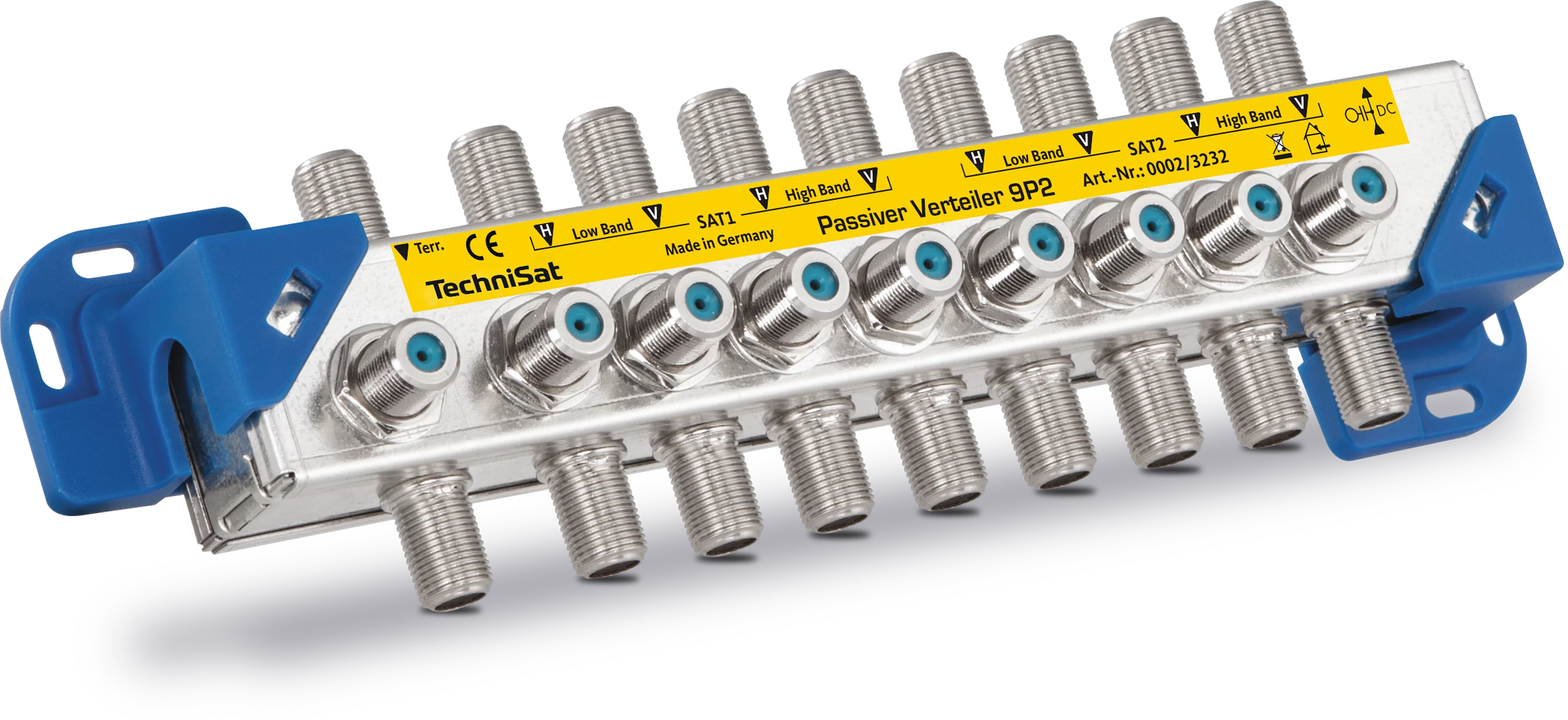 Rozgałęźnik pasywny 9P2 Schräg, Rechts