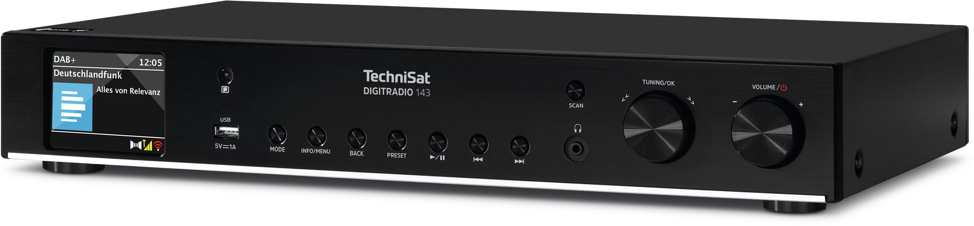 DIGITRADIO 143 (V3) Schräg, Links DIGITRADIO 143 (V3) Schräg, Links