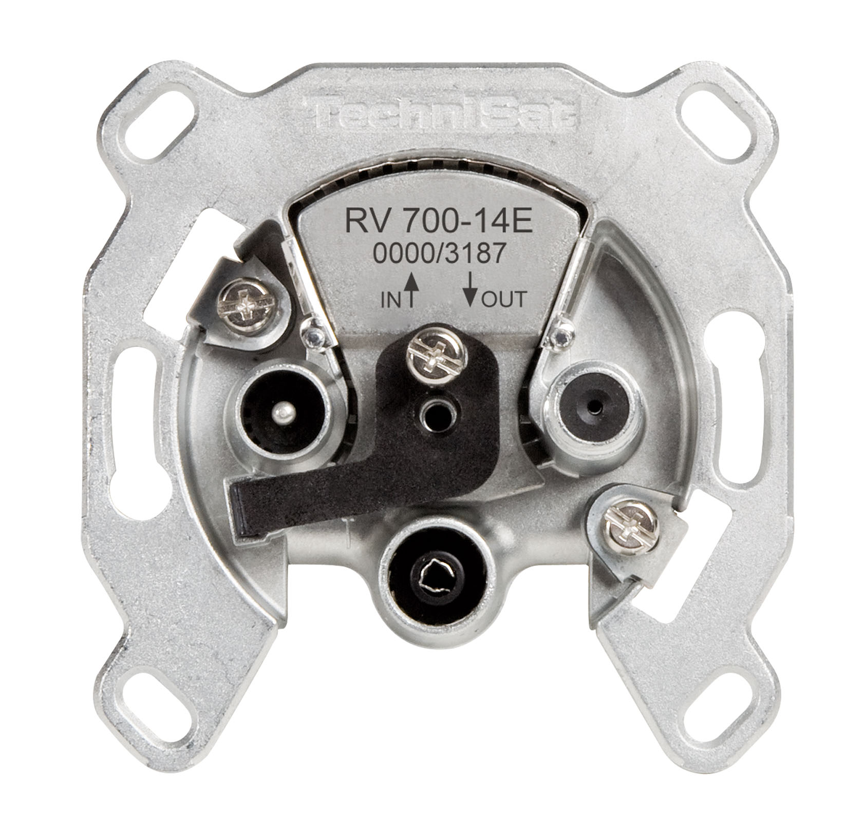 TECHNIPRO RV 700-17E, single-cable outlet 14 dB Frontal, Front