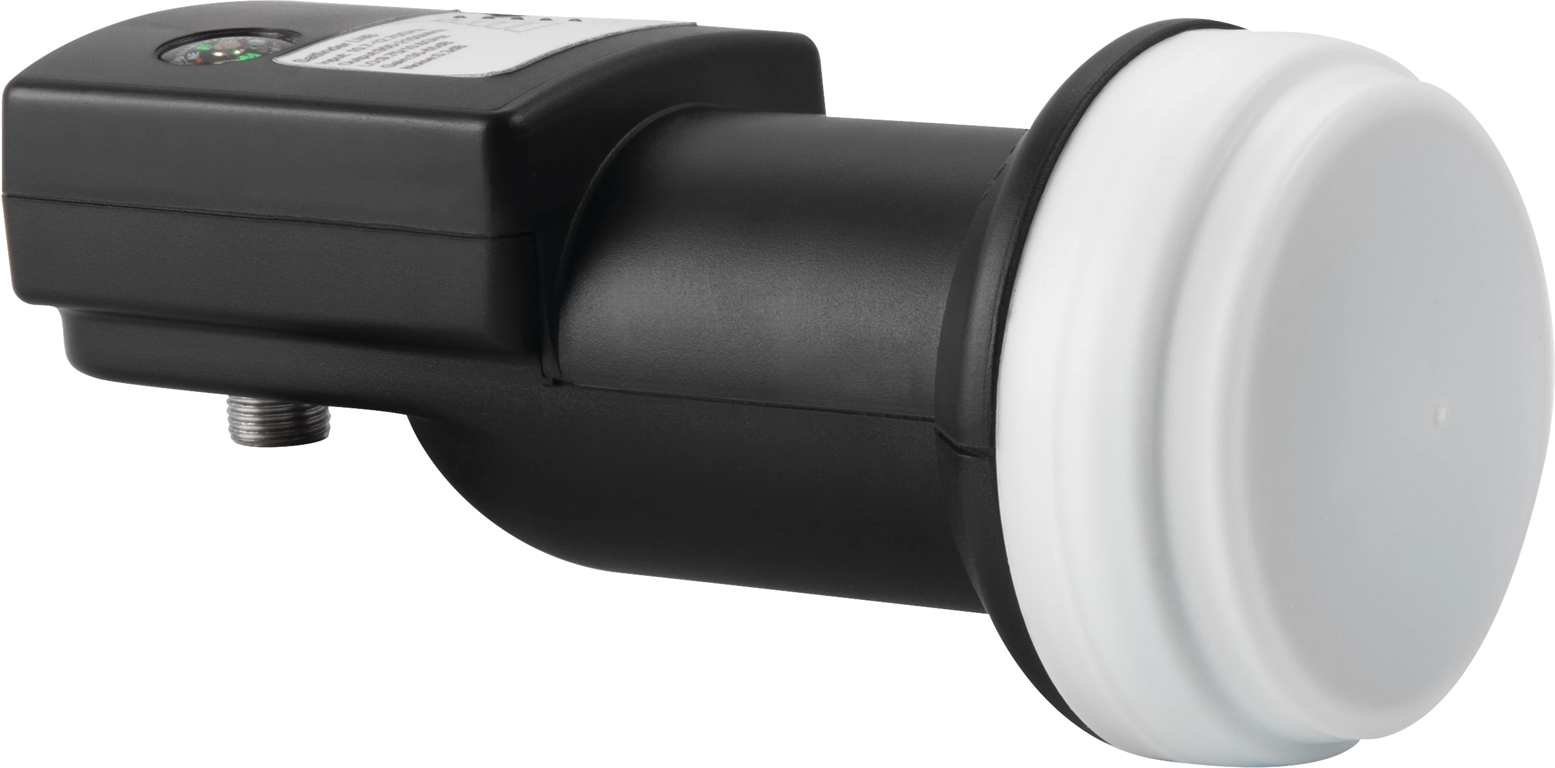 Universal-V/H-LNB with satellite finder Schräg, Rechts