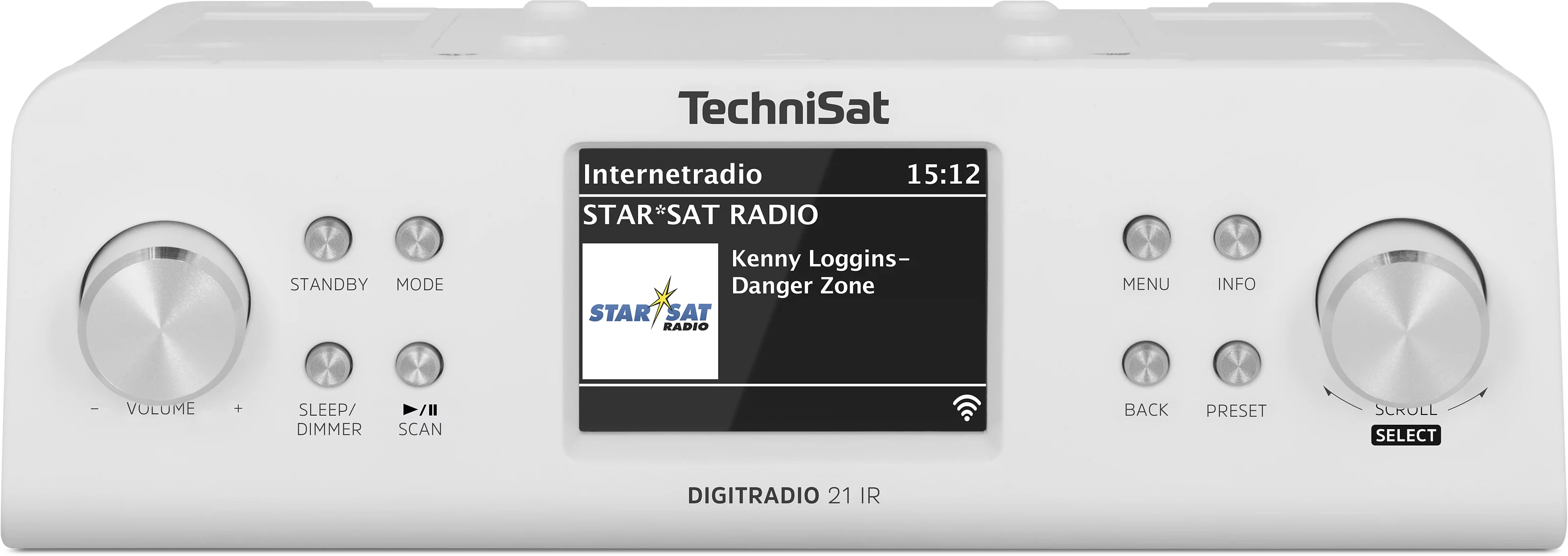 DIGITRADIO 21 IR Frontal, Oben