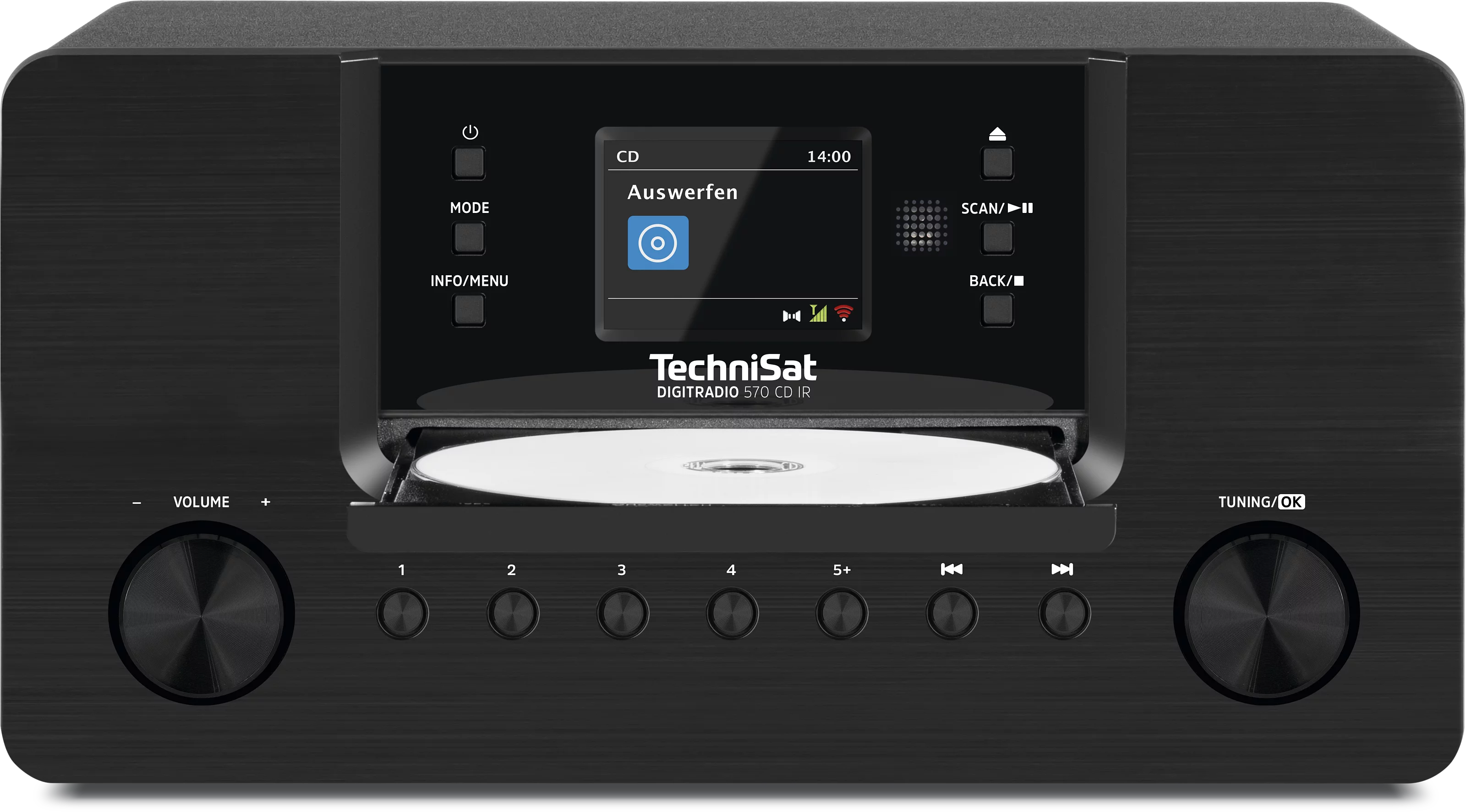 DIGITRADIO 570 CD IR Frontal, Front