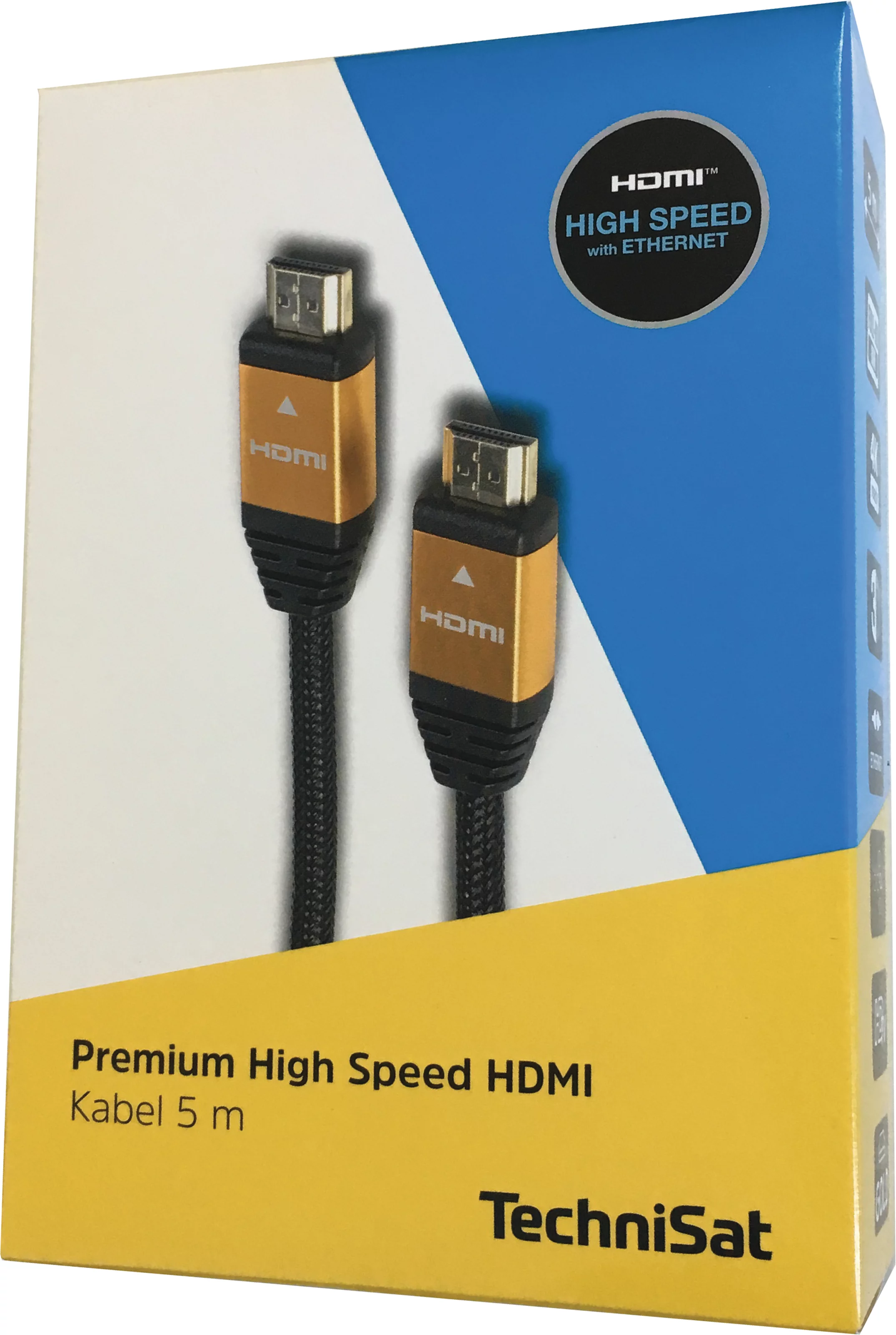 Premium High Speed HDMI™; 5 m Frontal, Front