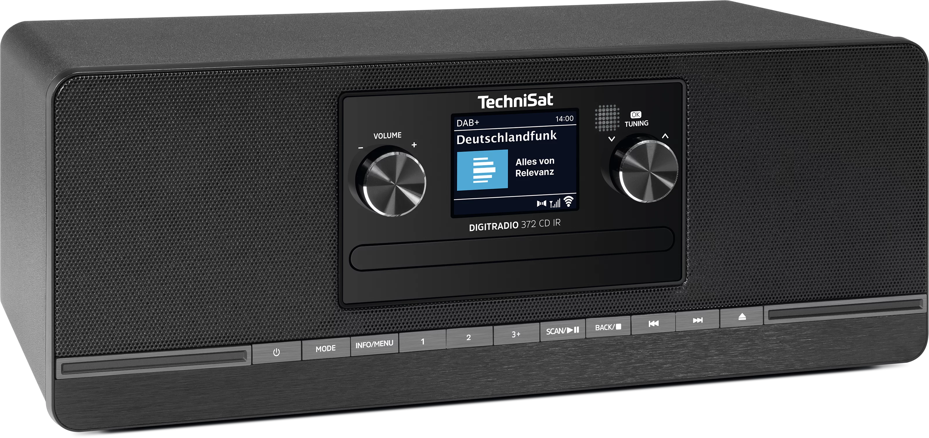 DIGITRADIO 372 CD IR Schräg, Rechts