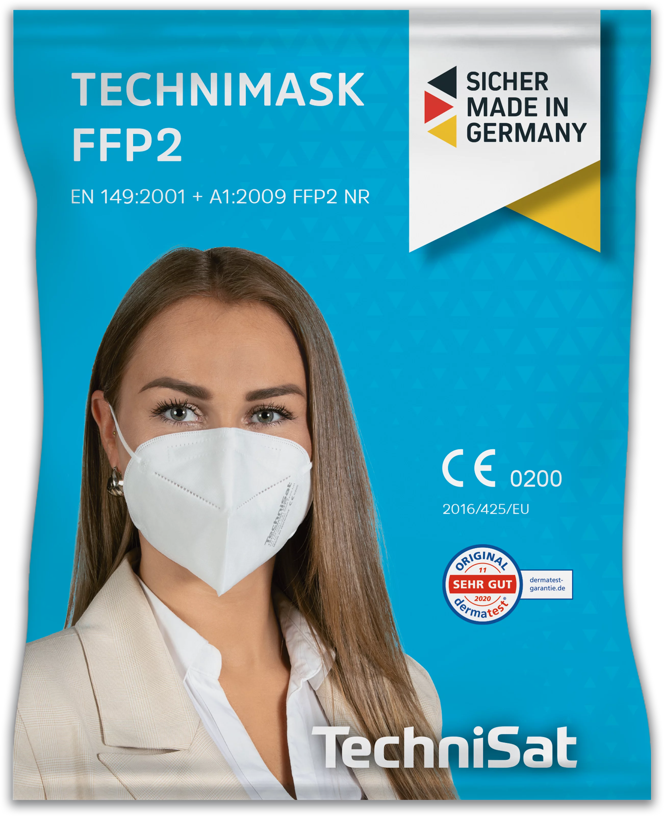 TECHNIMASK FFP2, 540 sztuk (108x5) MVerpackung